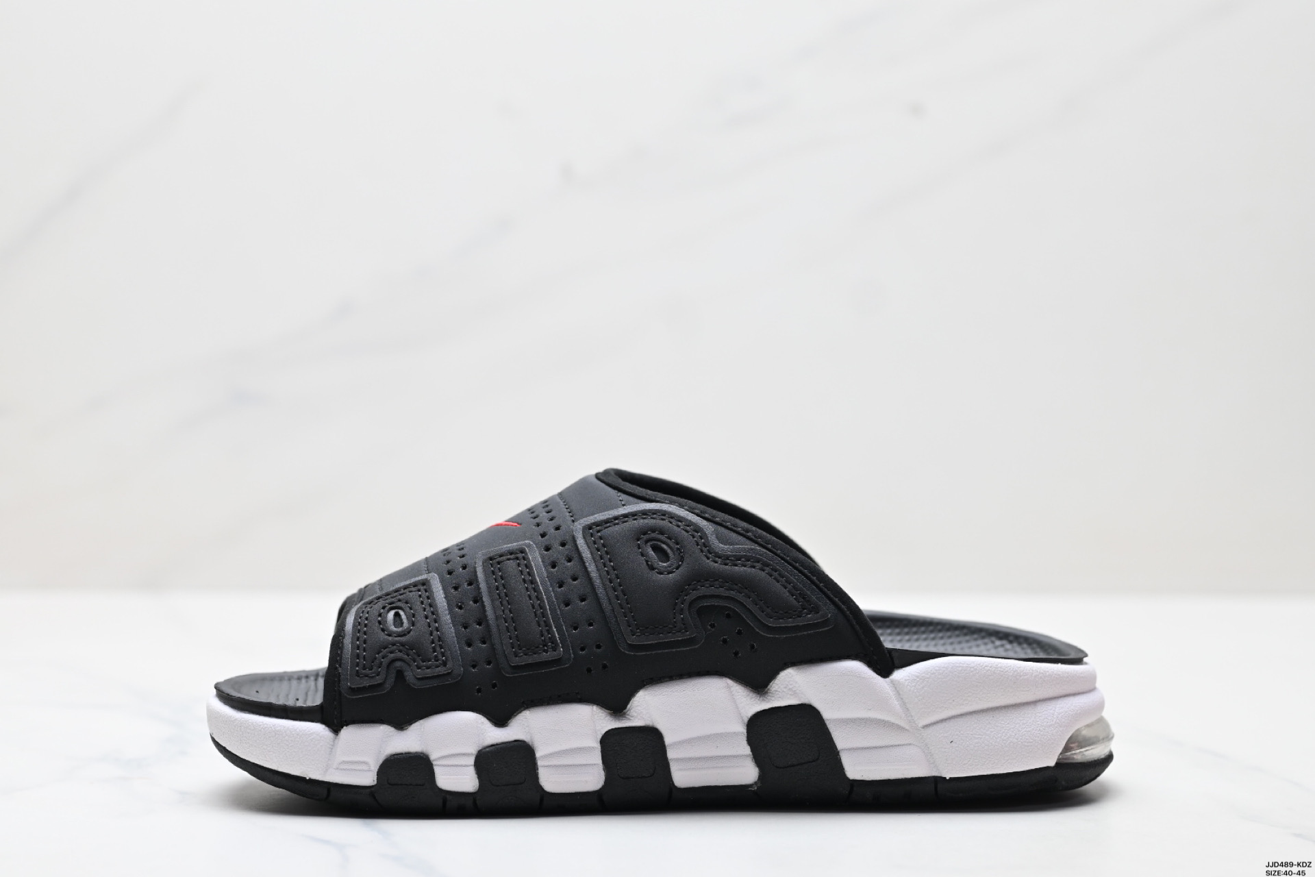 140 NIKE AIR MORE UPTEMPO SLIDE皮蓬拖鞋  DV2132-001