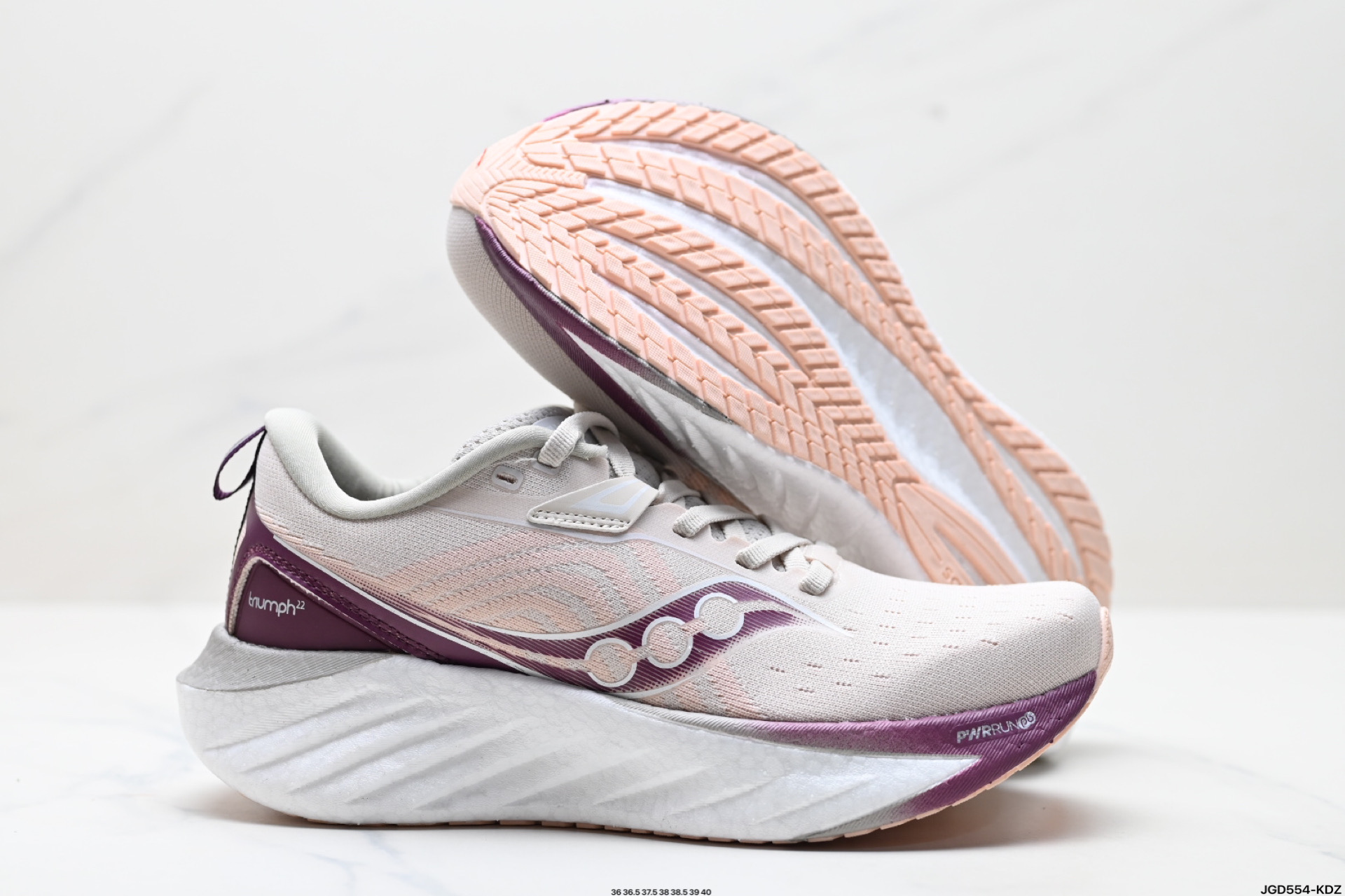 190 Saucony TRIUMPH 22 索康尼胜利 旗舰级缓震 慢跑减震透气 低帮训练跑步鞋  S10964-245