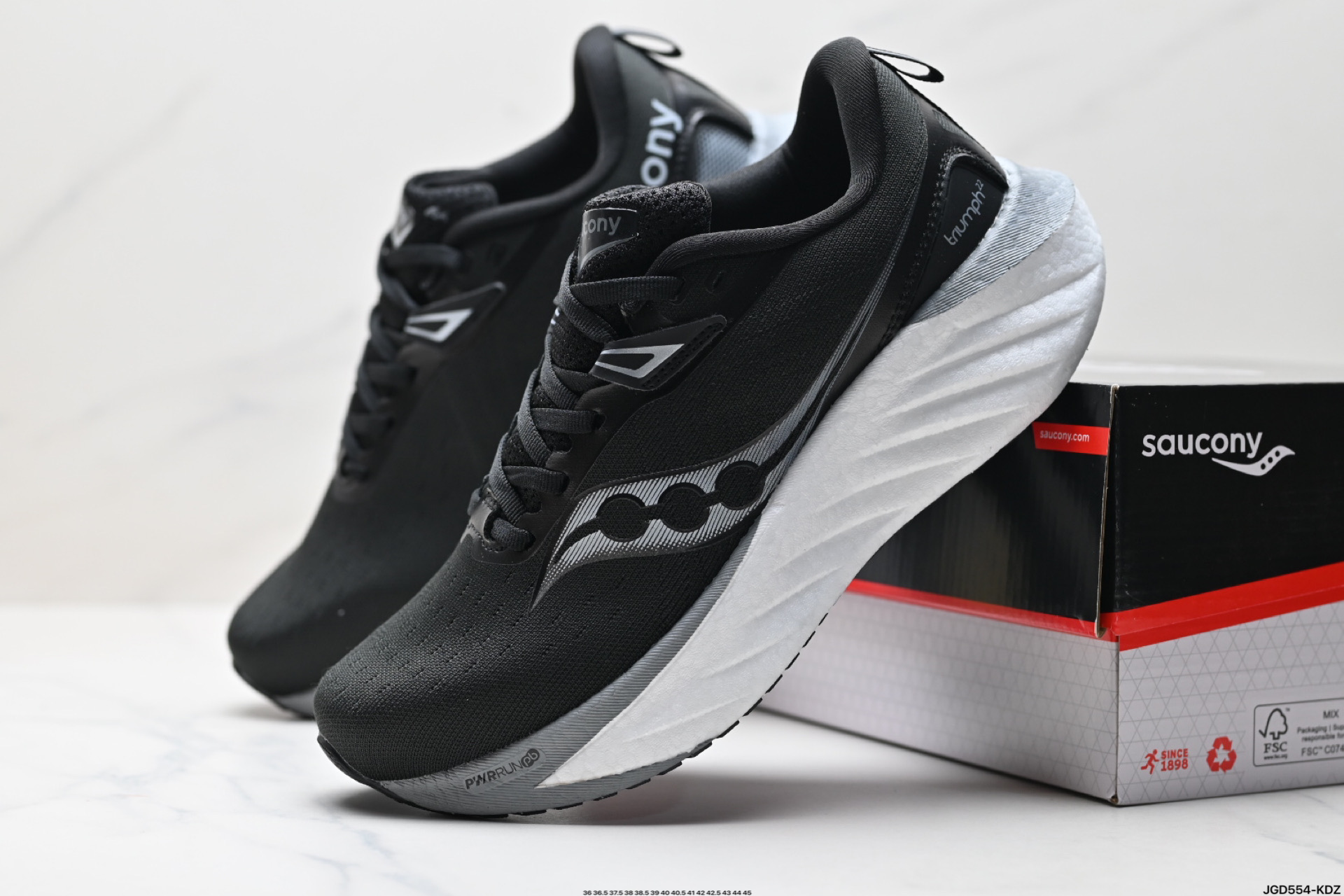 190 Saucony TRIUMPH 22 索康尼胜利 旗舰级缓震 慢跑减震透气 低帮训练跑步鞋  S20964-200