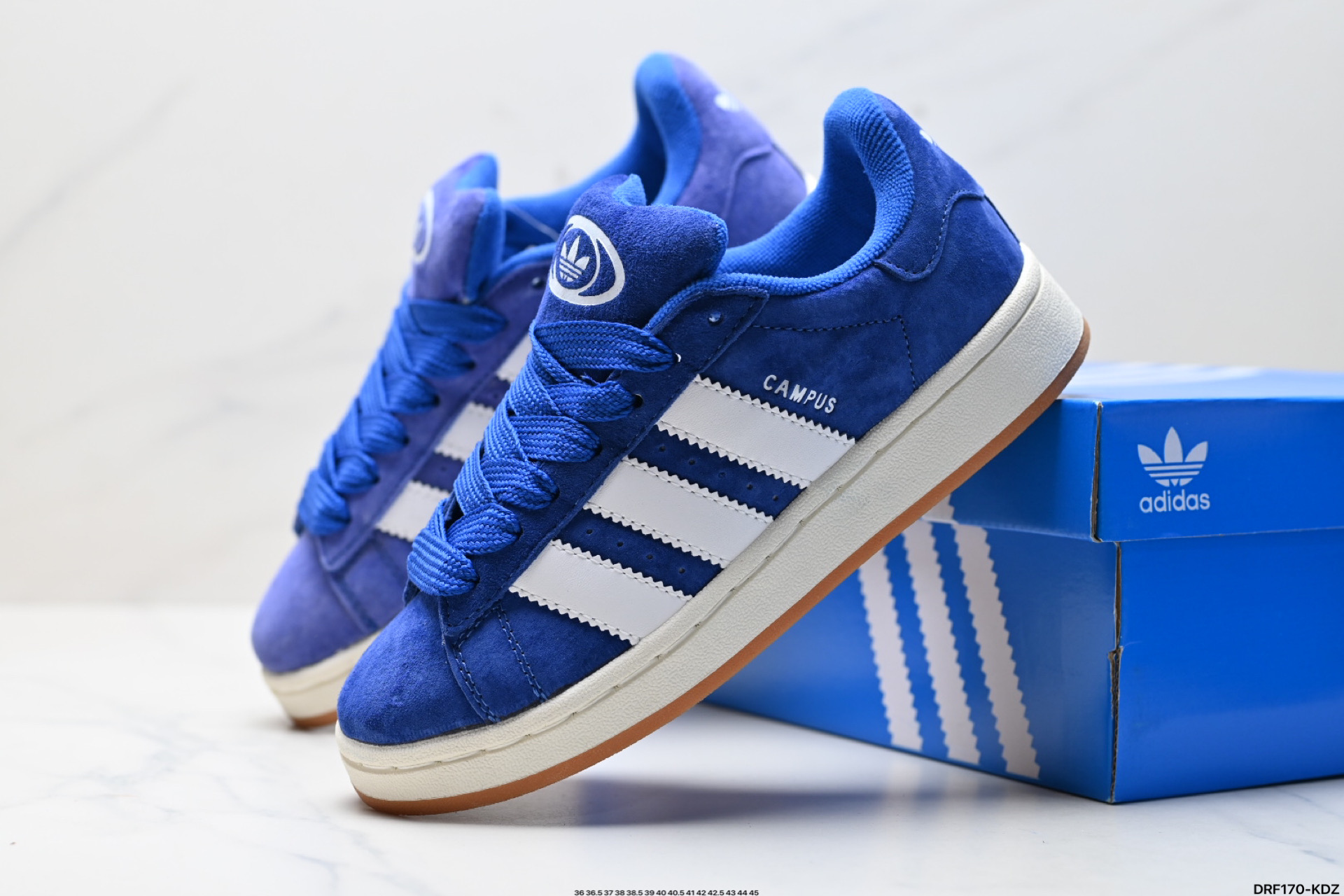 Adidas Originals Campus 00s Low-Top Sneakers - Blue Suede Retro Style 17 i1743530777524 4573 0 7