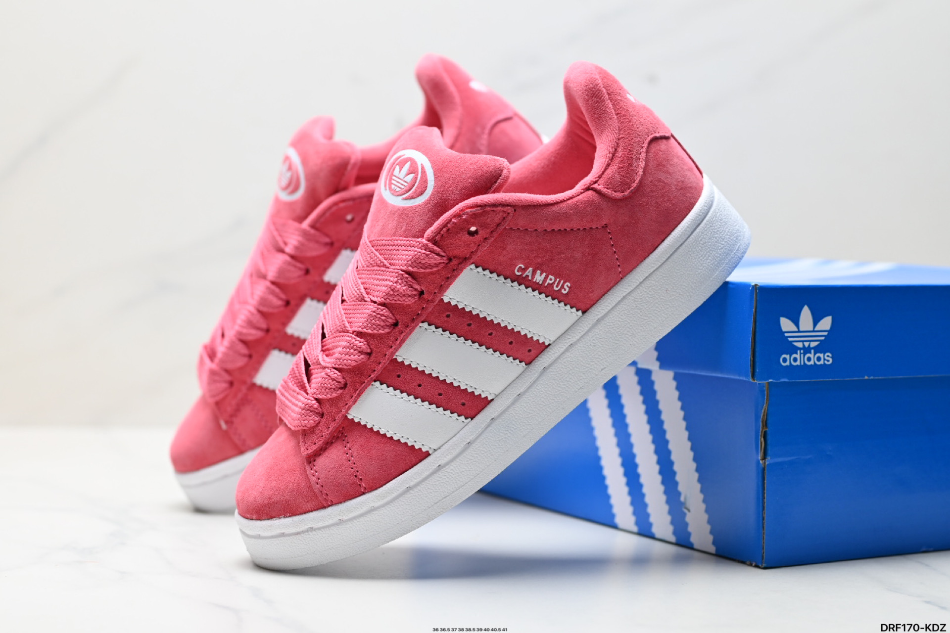 Adidas Originals Campus 00s Low-Top Sneakers - Blue Suede Retro Style 27 i1743530873345 9896 0 25