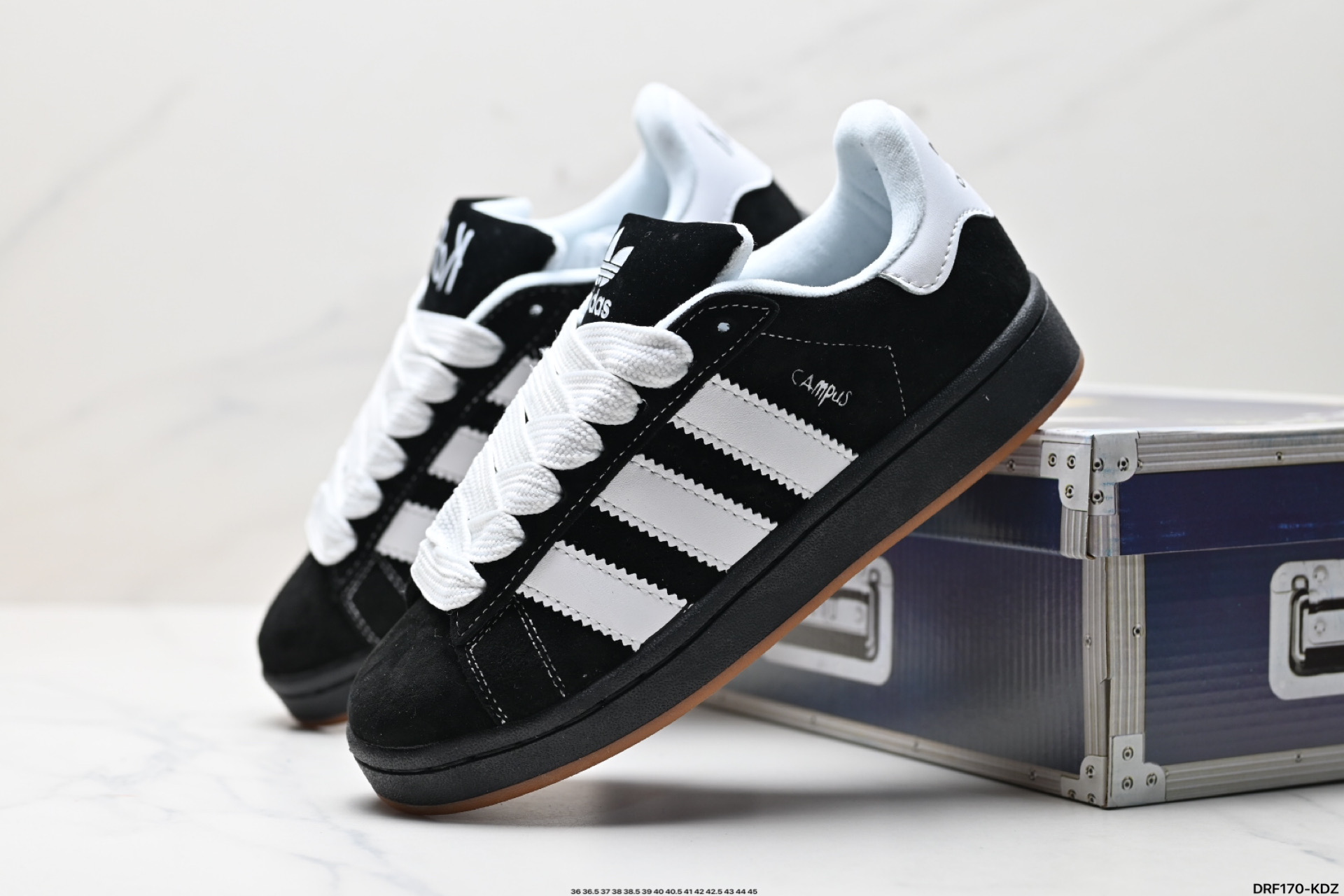 Adidas Originals Campus 00s Low-Top Sneakers - Blue Suede Retro Style 7 i1743530873999 6700 0 5