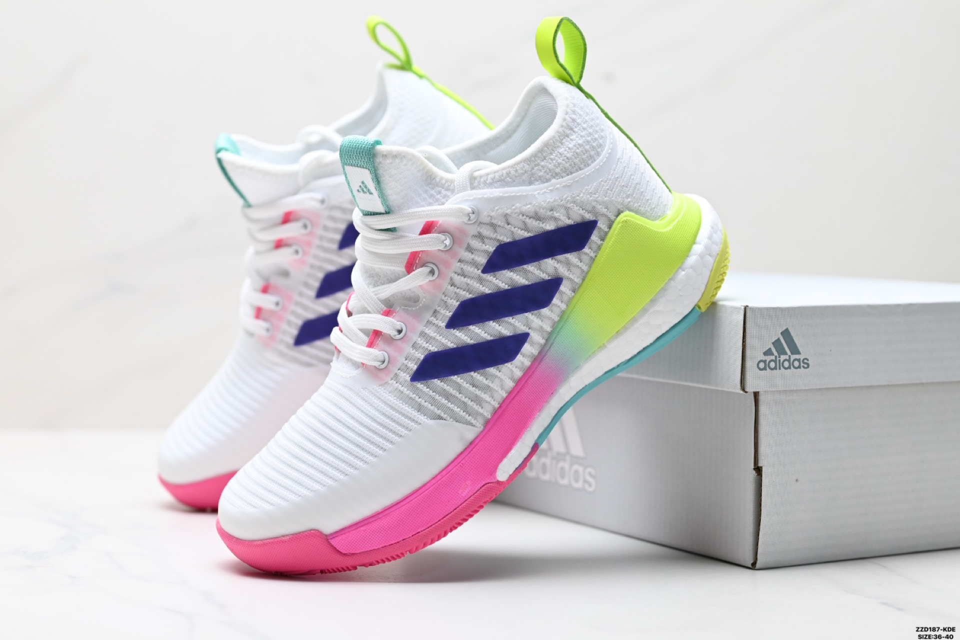 260 Adidas Crazyflight Mid 减震防滑 中帮 阿迪达斯 训练鞋  HP3377