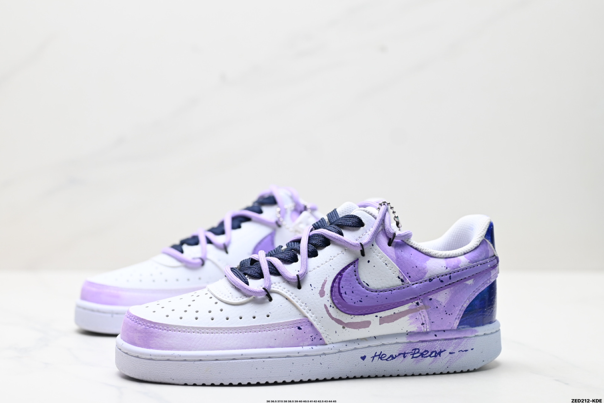 270 NIKE COURT VISION LO ‘DIY’定制 低帮百搭 透气休闲运动板鞋   DH2987-066