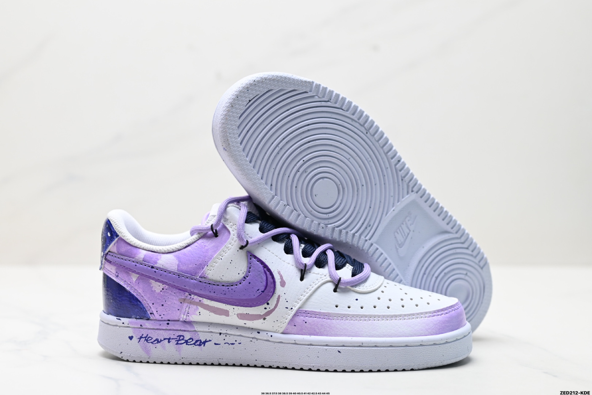 270 NIKE COURT VISION LO ‘DIY’定制 低帮百搭 透气休闲运动板鞋   DH2987-066