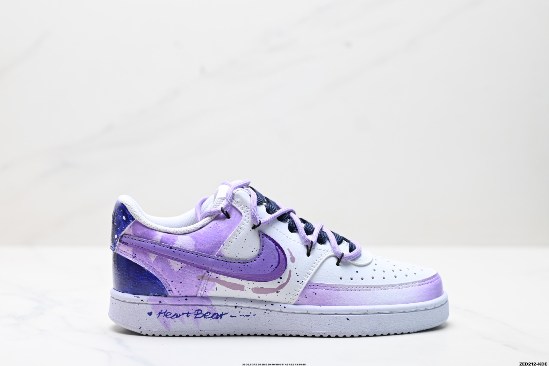 270 NIKE COURT VISION LO ‘DIY’定制 低帮百搭 透气休闲运动板鞋   DH2987-066