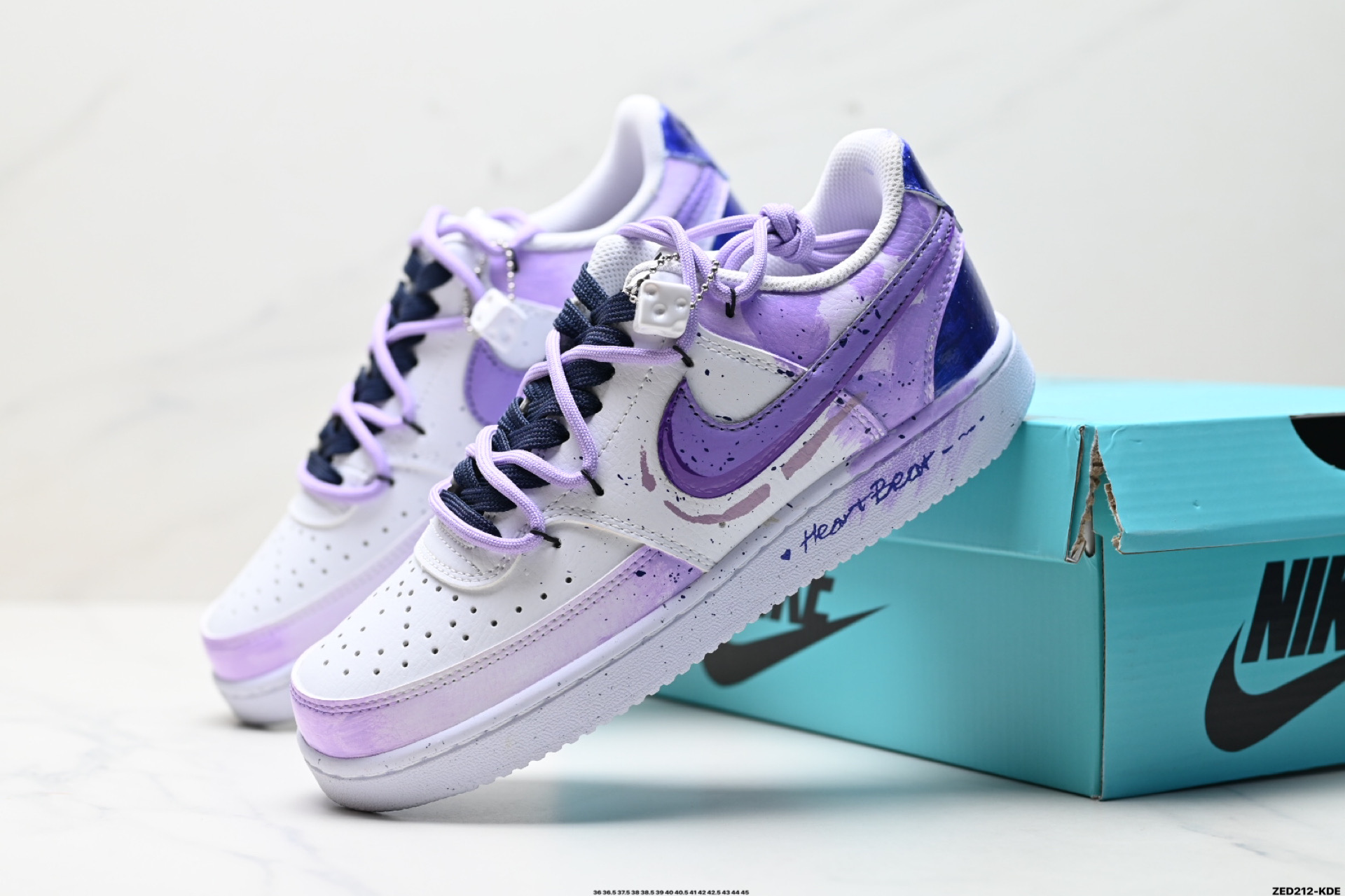 270 NIKE COURT VISION LO ‘DIY’定制 低帮百搭 透气休闲运动板鞋   DH2987-066
