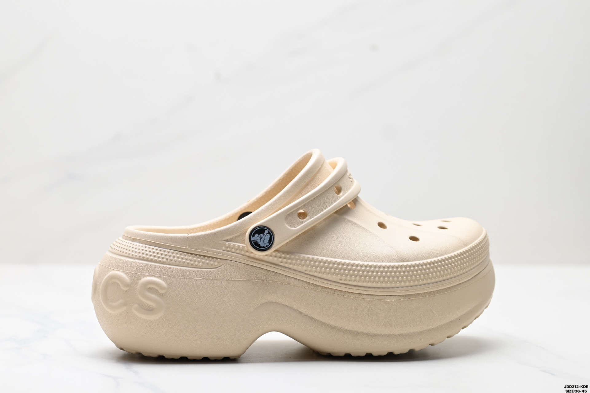 130 Crocs卡骆驰 简约圆头 防磨防滑包头拖鞋