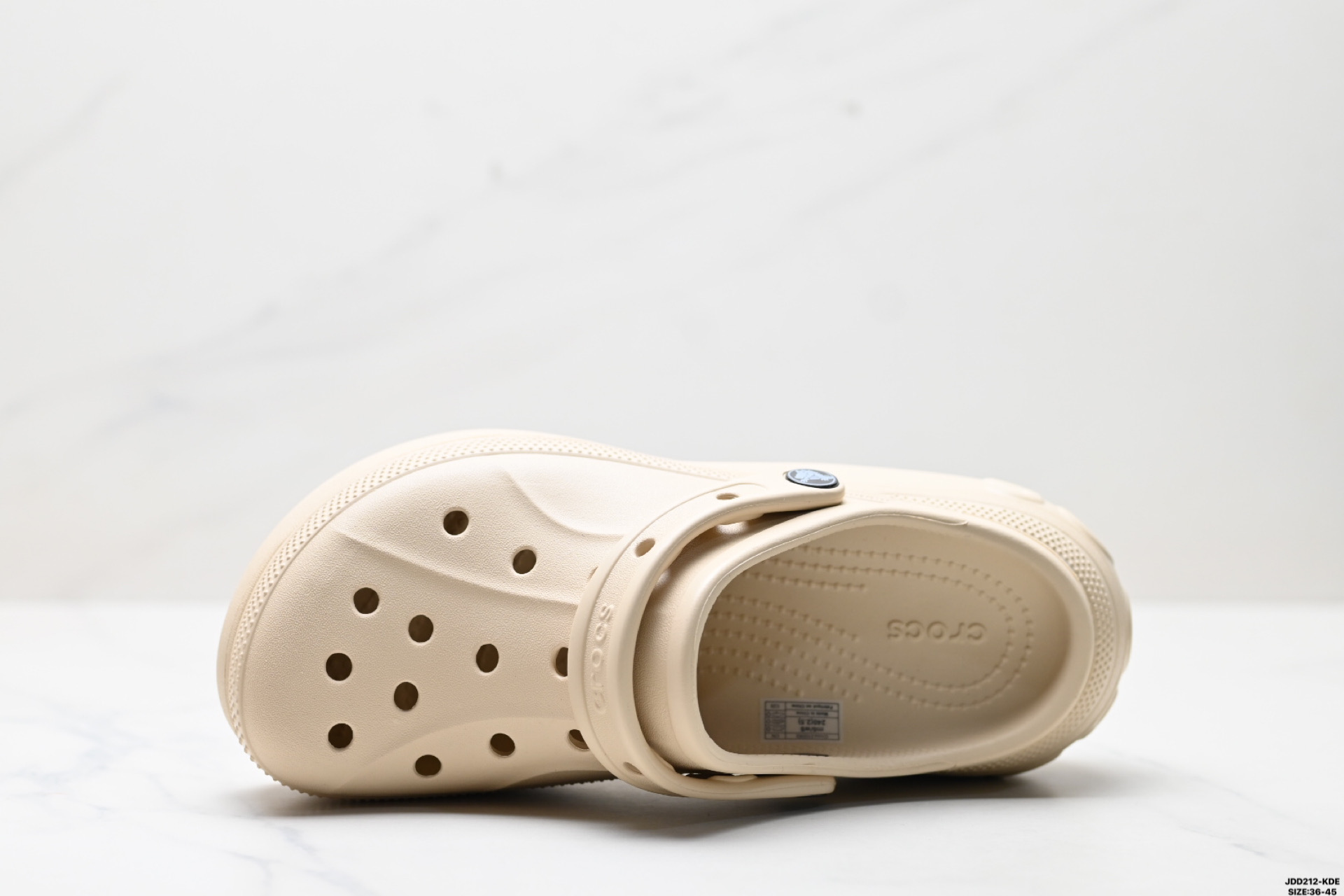 130 Crocs卡骆驰 简约圆头 防磨防滑包头拖鞋