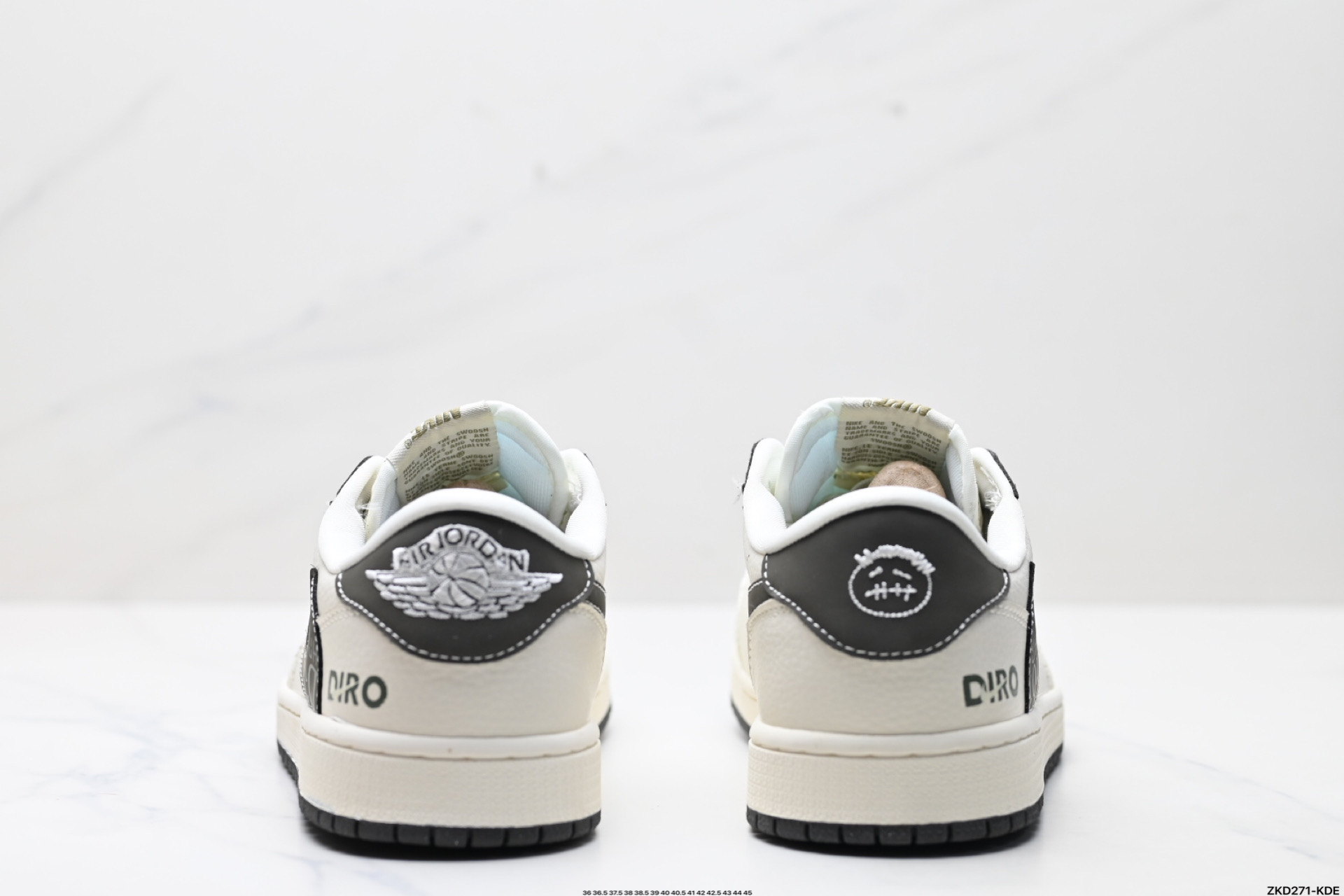 280 AJ1倒勾Travis Scott x Air Jordan 1 ” Reverse Mocha “ AJ1乔1 TS 闪电 联名倒钩 低帮文化篮球鞋  LD2025-006