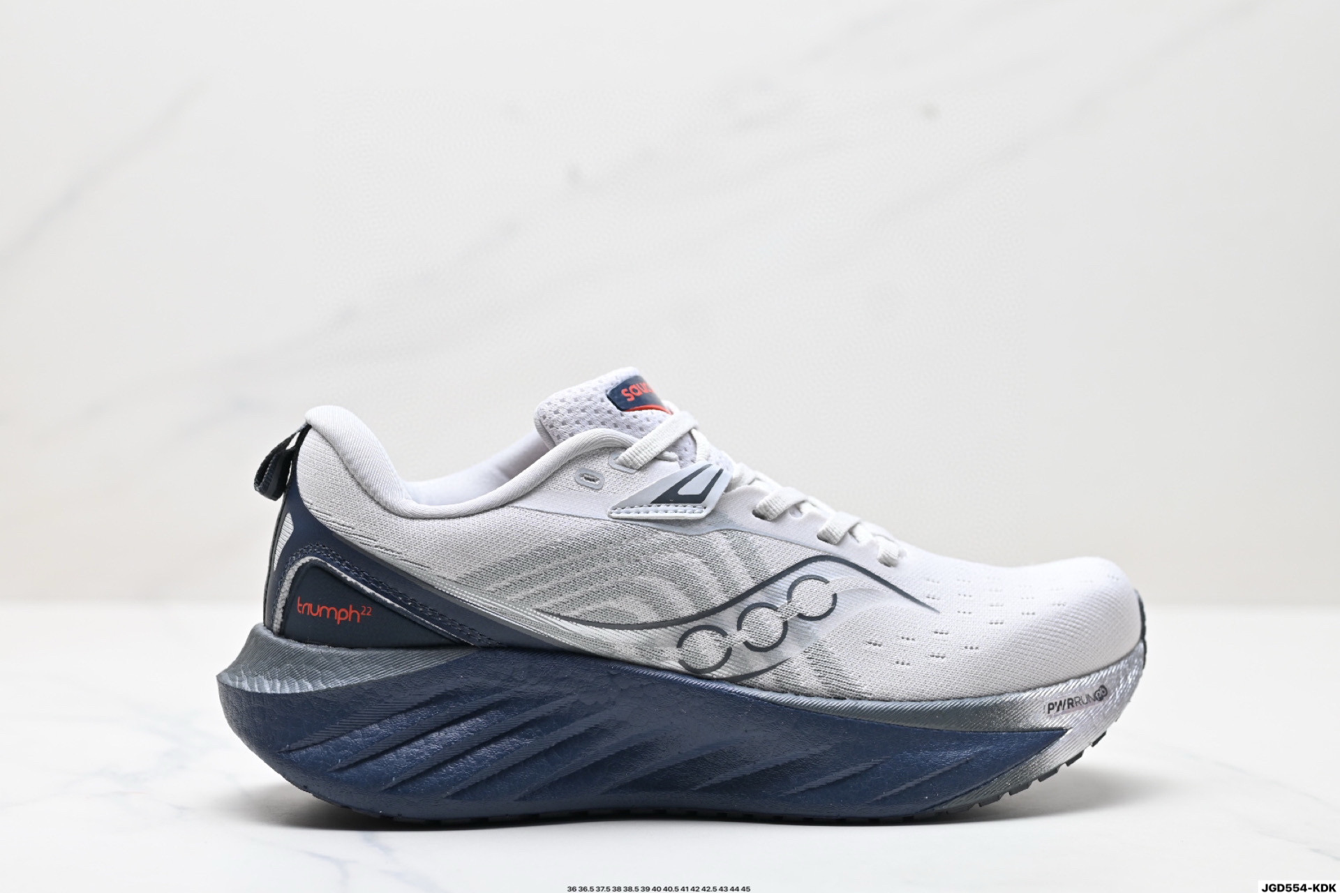 190 Saucony TRIUMPH 22 索康尼胜利 旗舰级缓震 慢跑减震透气 低帮训练跑步鞋  S20964-250