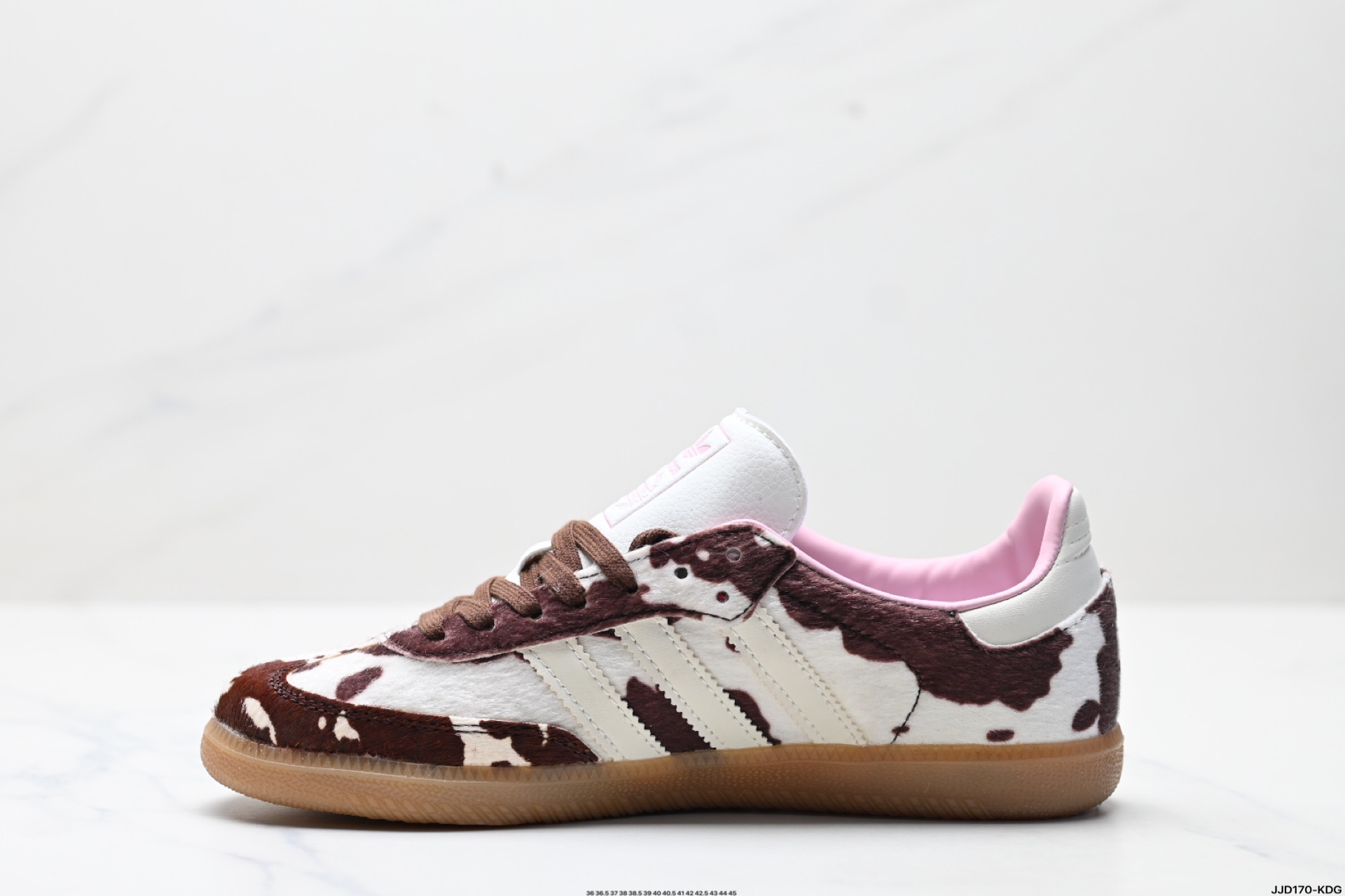 Adidas Originals Retro Cow Print Samba Sneakers - Unisex Lace-Up Casual Shoes 4 i1743873029572 9992 0 2