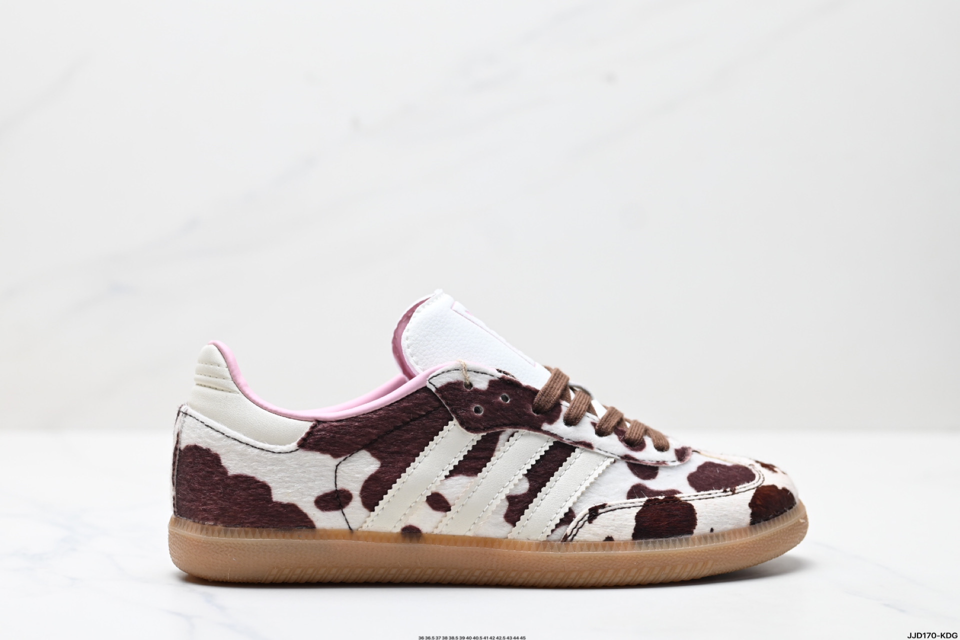 Adidas Originals Retro Cow Print Samba Sneakers - Unisex Lace-Up Casual Shoes 2 i1743873030911 7 0 0