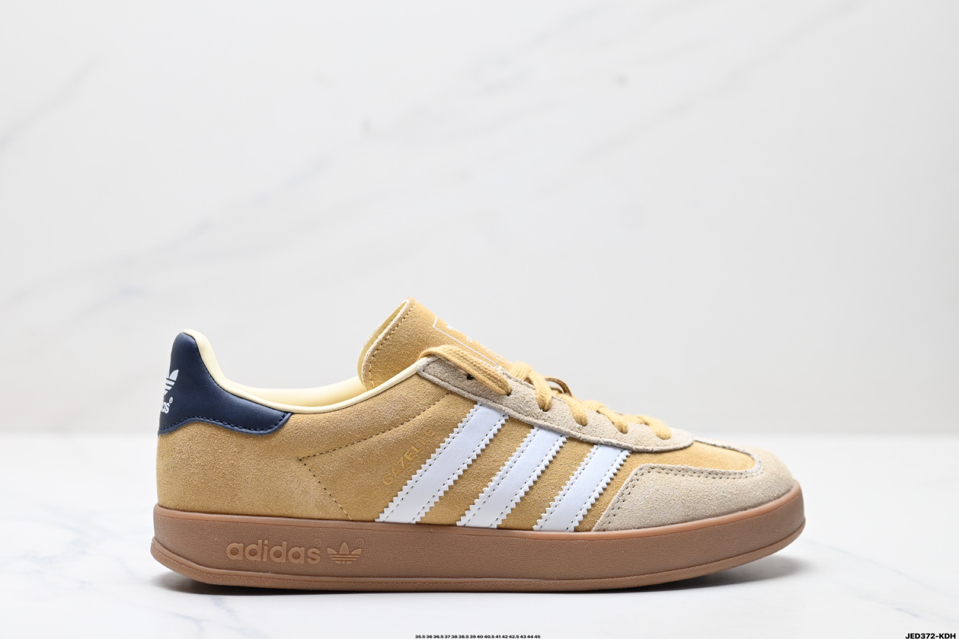 160 adidas Originals Gazelle Indoor 三叶草休闲防滑耐磨低帮板鞋  JI3523