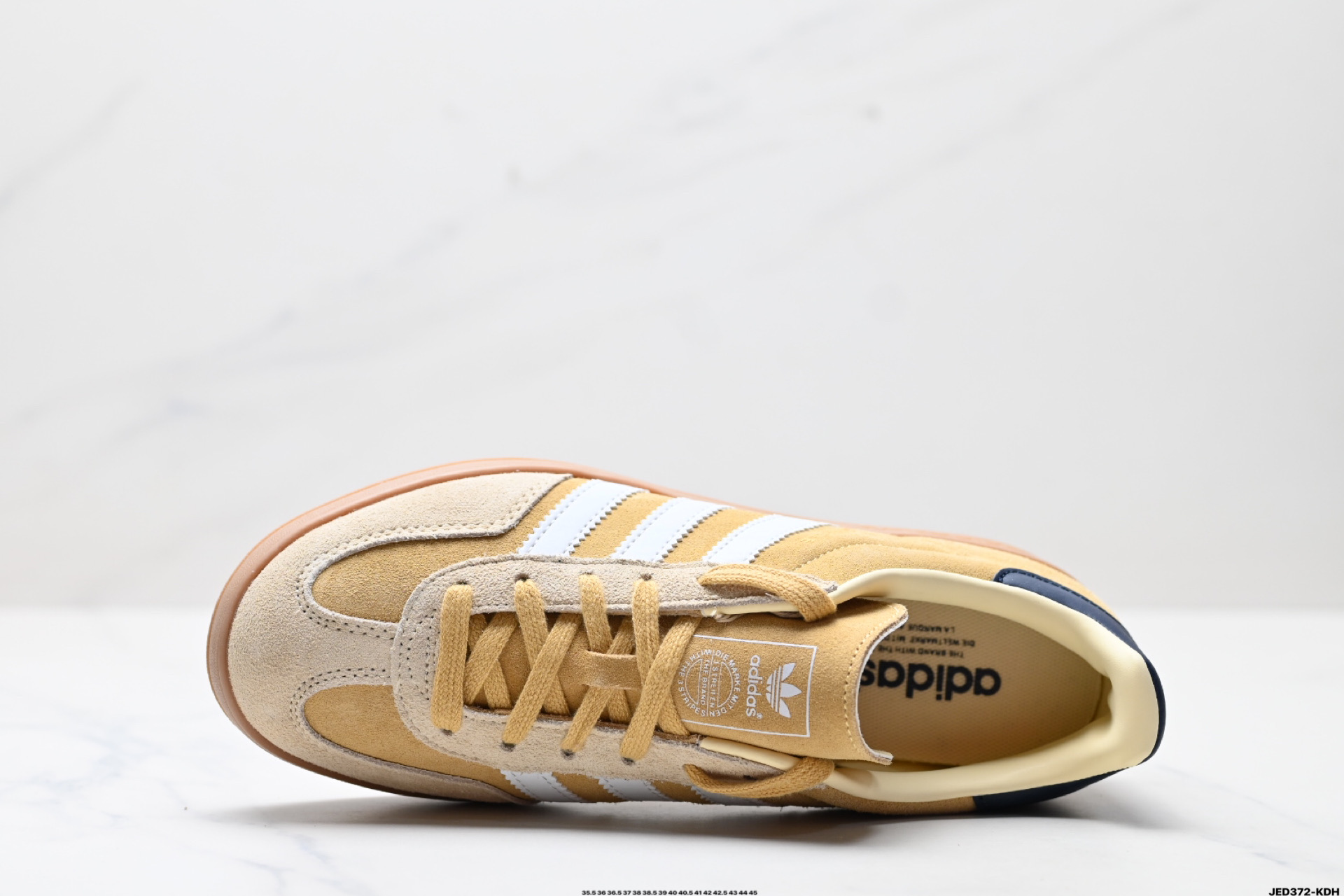 160 adidas Originals Gazelle Indoor 三叶草休闲防滑耐磨低帮板鞋  JI3523