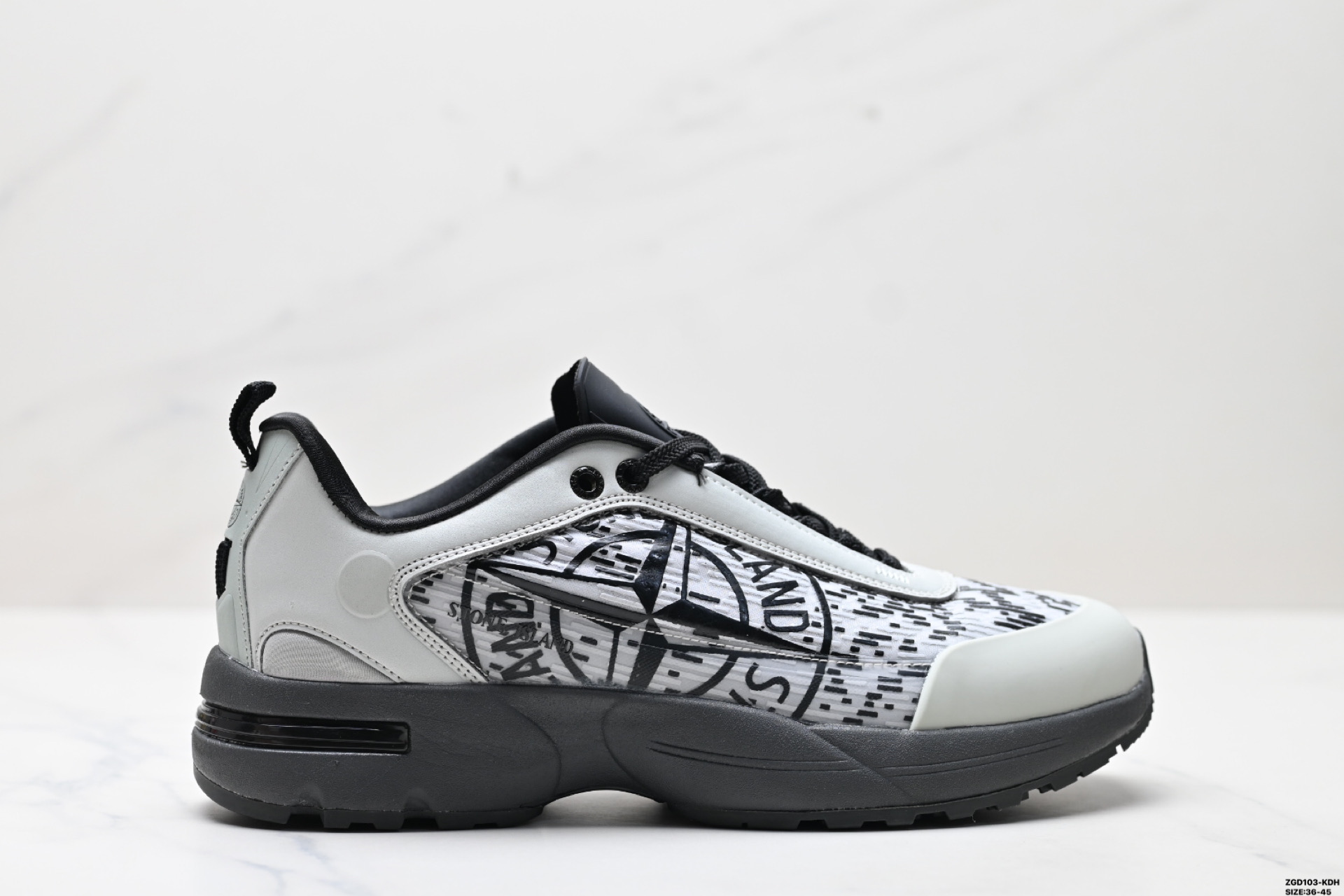 300 STONE ISLAND石头岛 Grime Panelled 舒适时尚 低帮生活休闲鞋