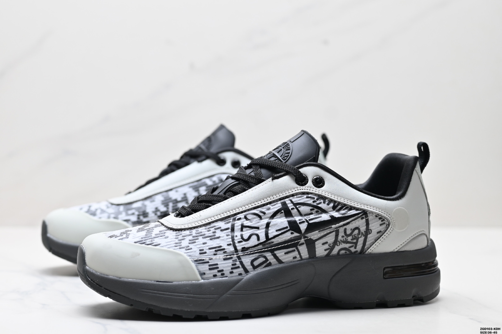 300 STONE ISLAND石头岛 Grime Panelled 舒适时尚 低帮生活休闲鞋