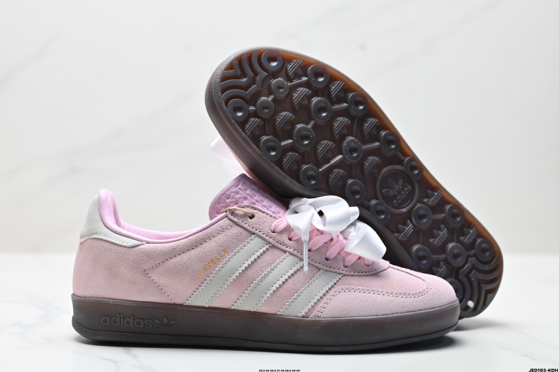160 adidas Originals Gazelle Indoor 三叶草休闲防滑耐磨低帮板鞋 JI2716