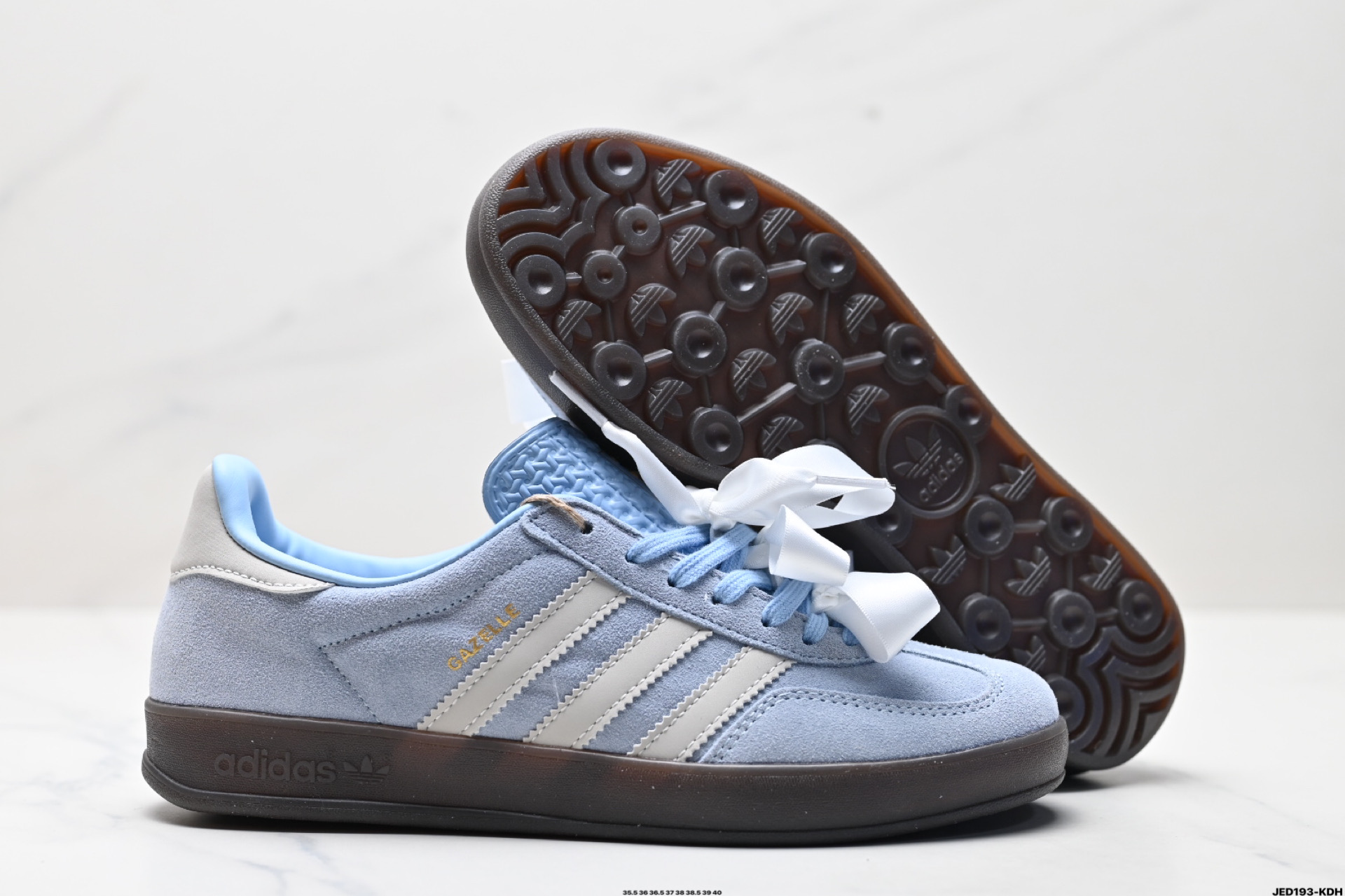 160 adidas Originals Gazelle Indoor 三叶草休闲防滑耐磨低帮板鞋 JI2716