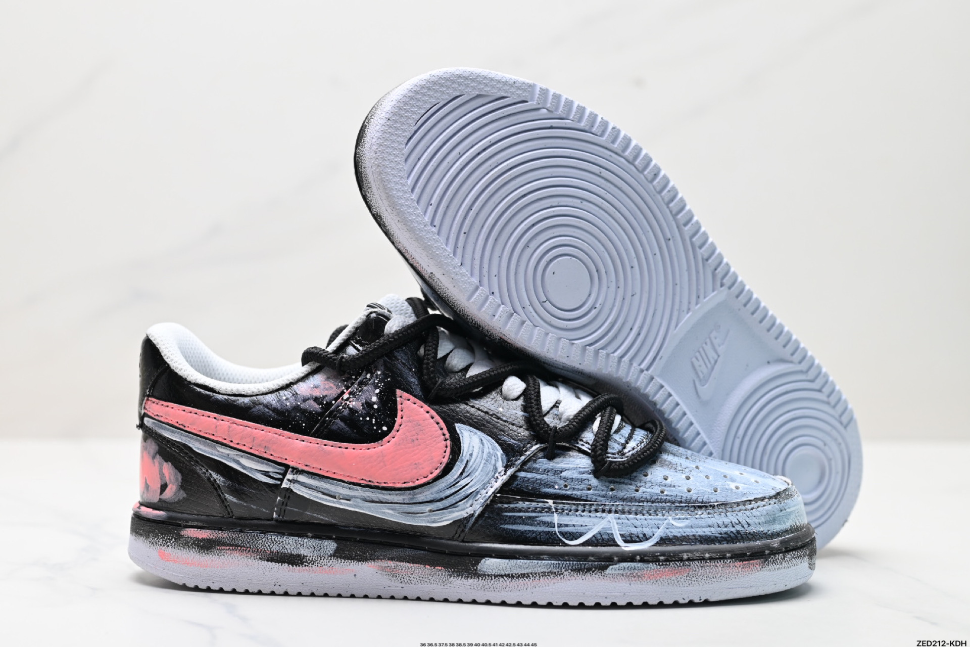 270 NIKE COURT VISION LO ‘DIY’定制 低帮百搭 透气休闲运动板鞋   DH2987-212