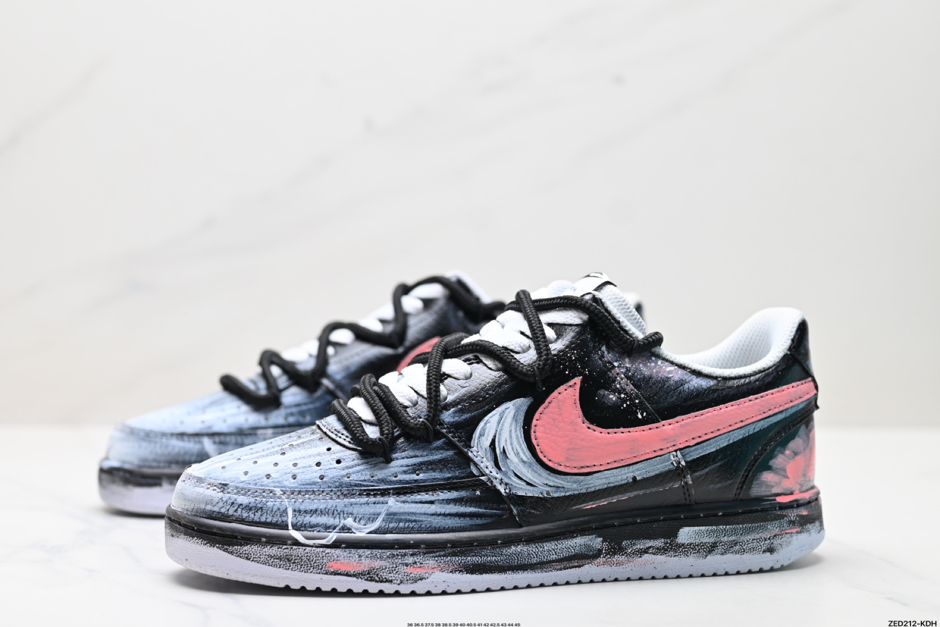 270 NIKE COURT VISION LO ‘DIY’定制 低帮百搭 透气休闲运动板鞋   DH2987-212