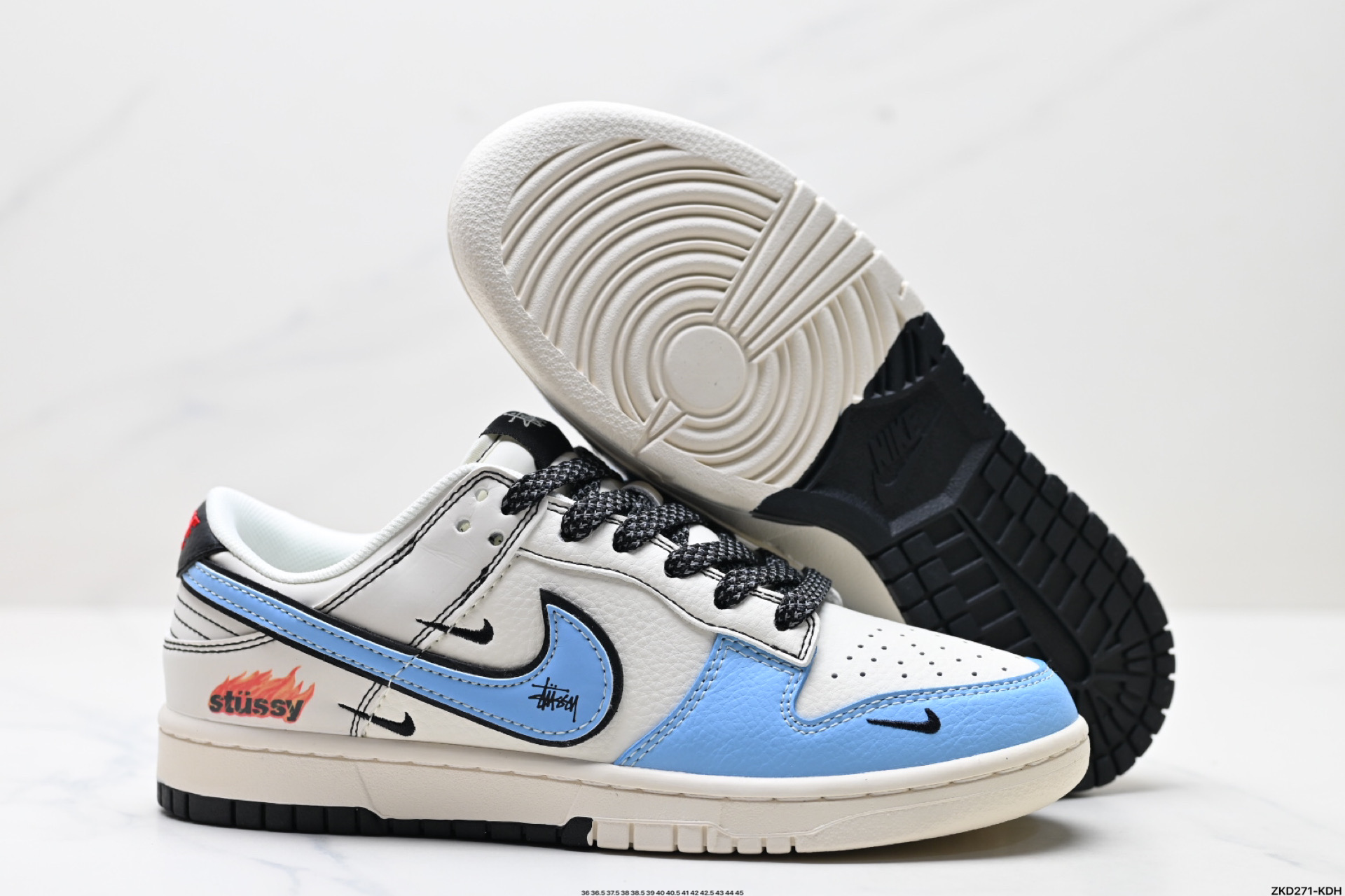 280 NK Dunk Low Retro “DIY高端定制” 低帮休闲运动板鞋  ZH2598-225