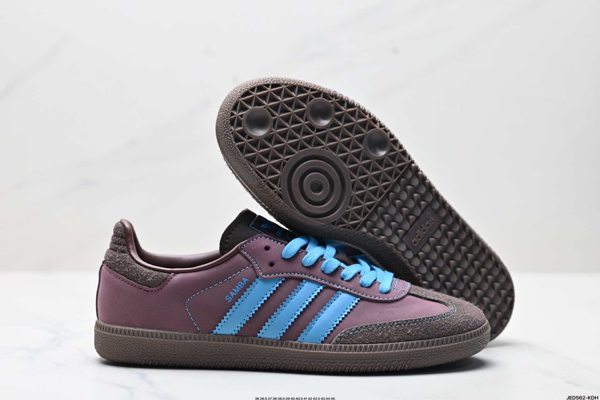 160 阿迪达斯三叶草Adidas Originals Samba OG 桑巴舞系列绅士德训足球风百搭低帮休闲运动板鞋  JI2733