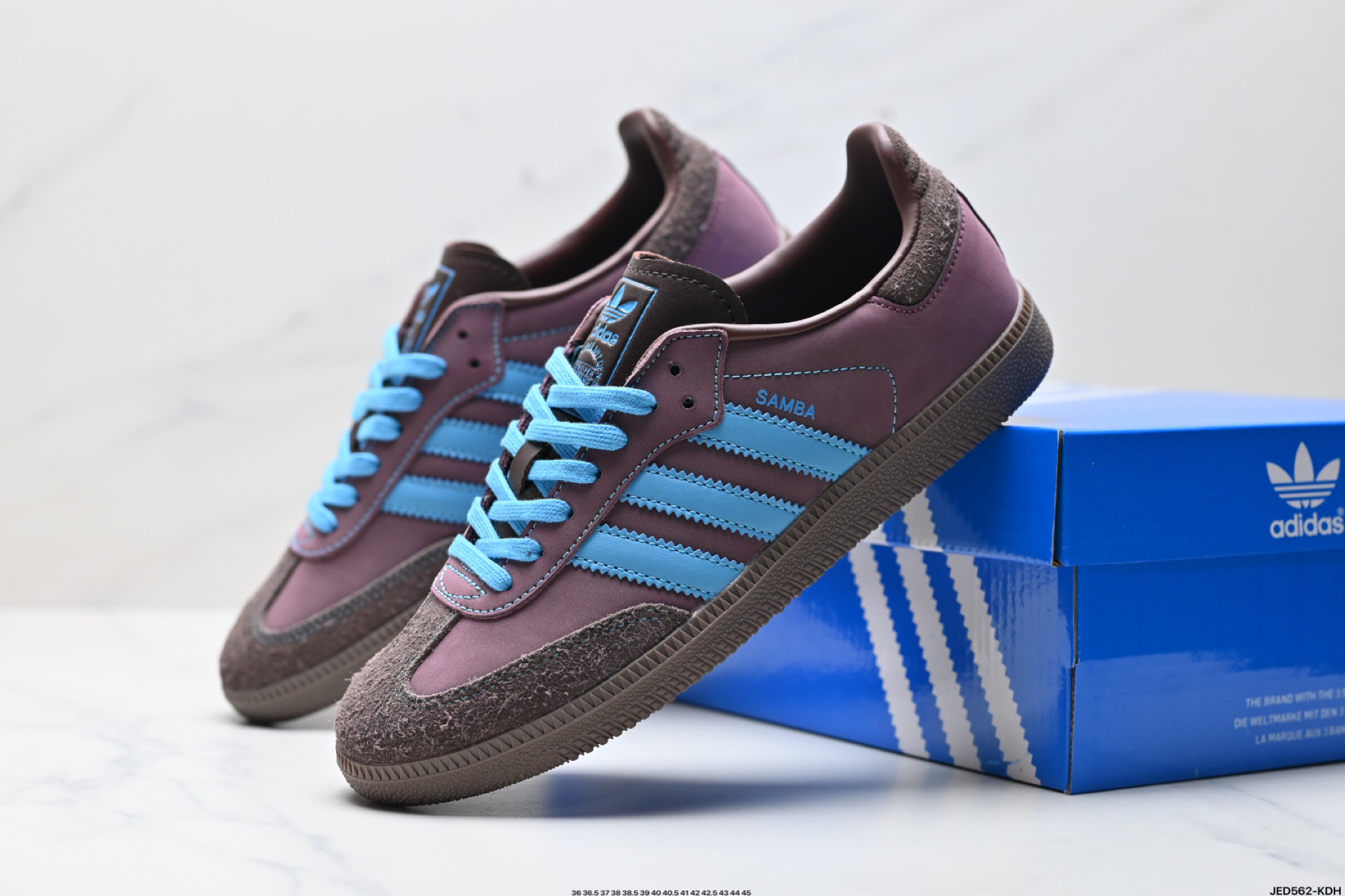 160 阿迪达斯三叶草Adidas Originals Samba OG 桑巴舞系列绅士德训足球风百搭低帮休闲运动板鞋  JI2733