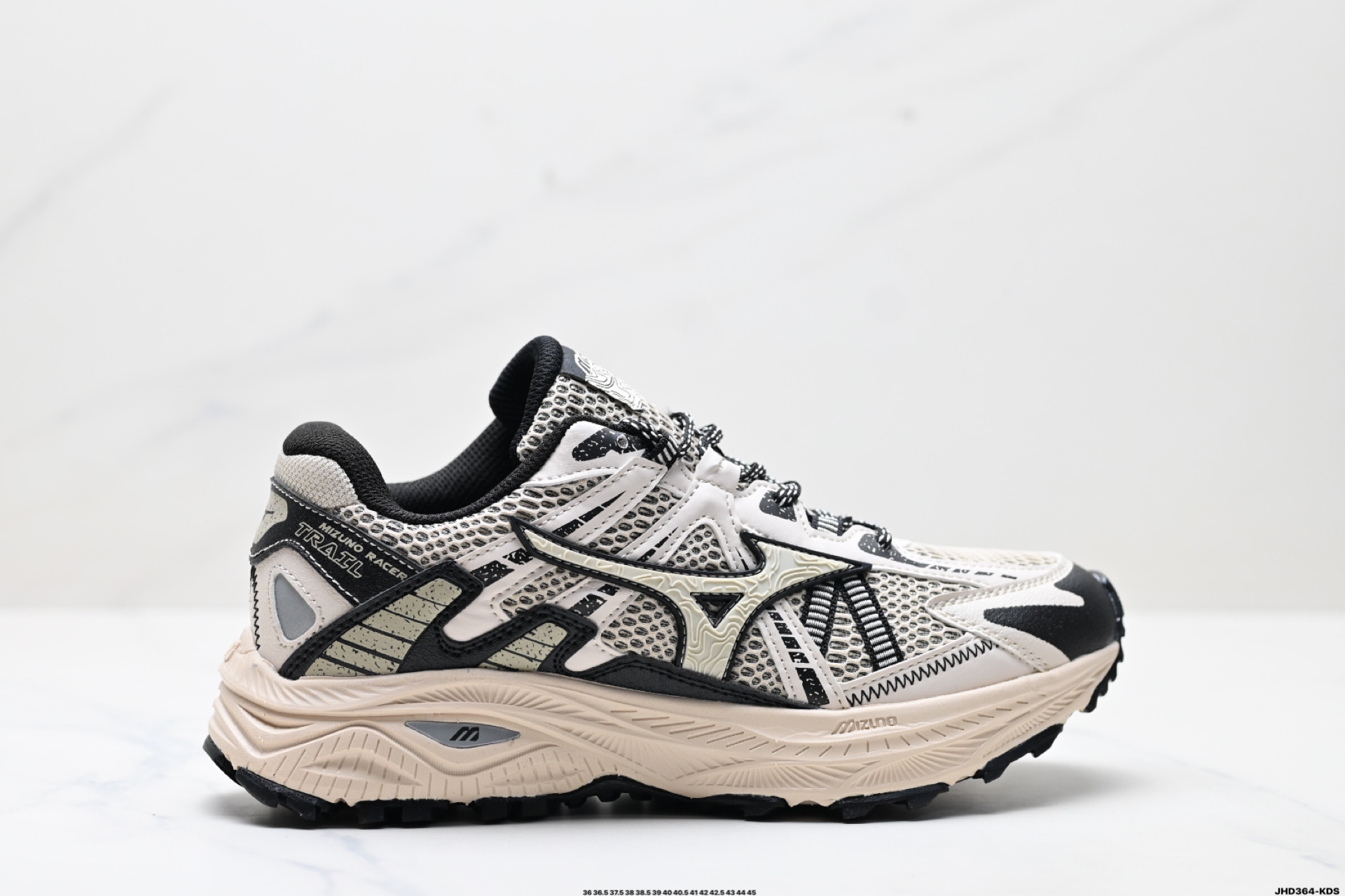 200 美津浓Mizuno Racer Trail 复古百搭 舒适 防滑耐磨透气网面 低帮 户外功能鞋  D1GH22