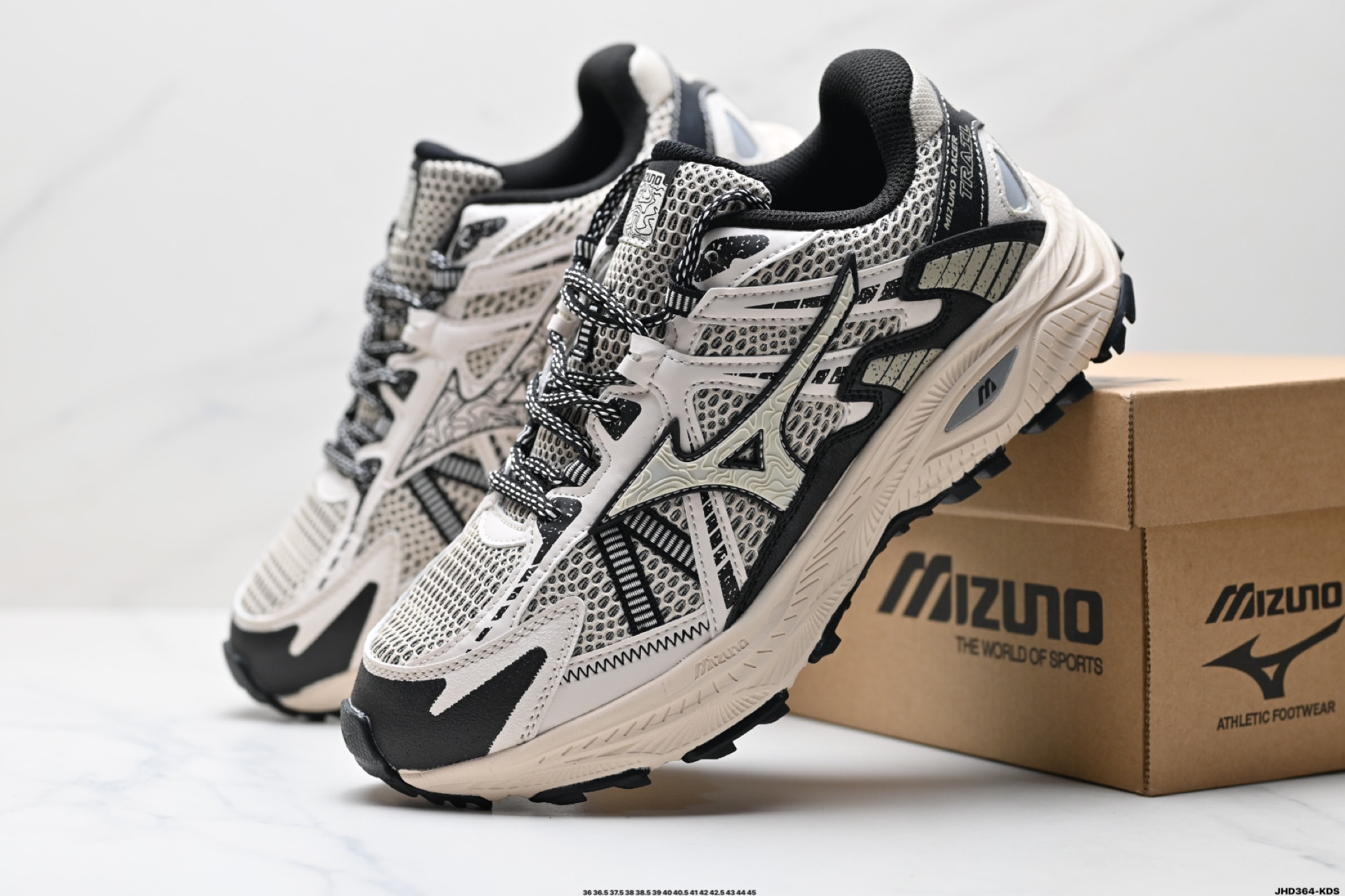 200 美津浓Mizuno Racer Trail 复古百搭 舒适 防滑耐磨透气网面 低帮 户外功能鞋  D1GH22