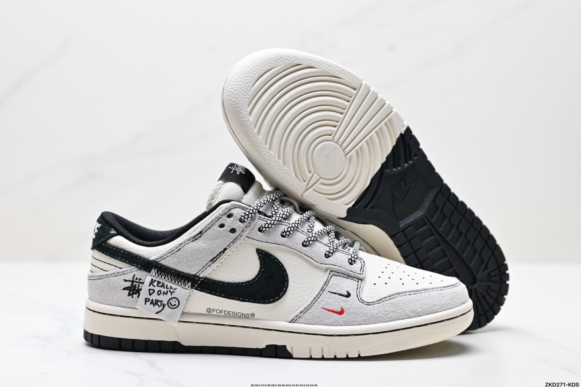 NK Dunk Low Retro “DIY高端定制” 低帮休闲运动板鞋 YX5066-298