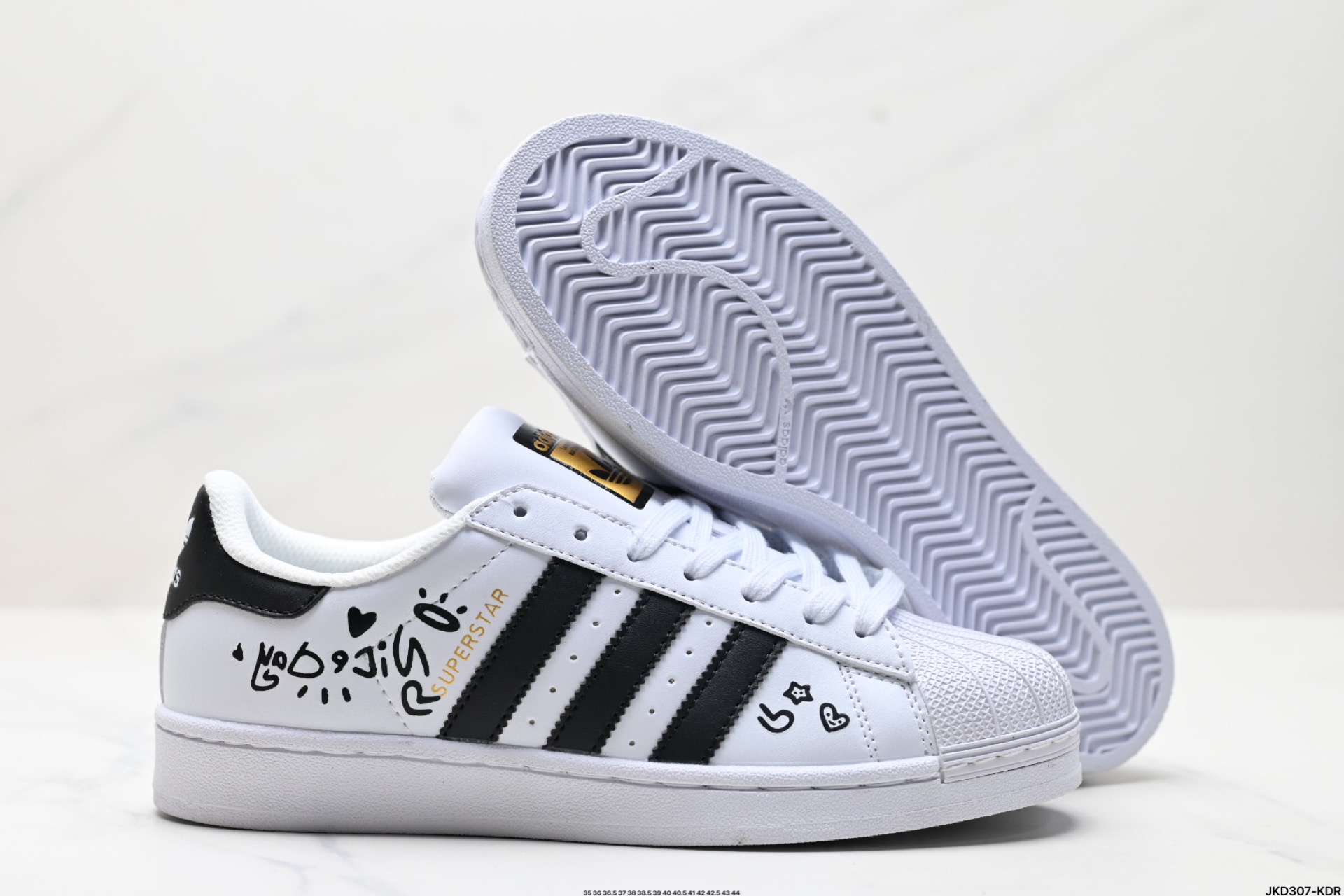 170 阿迪达斯Adidas三叶草 Originals Superstar贝壳头系列低帮经典百搭休闲运动板鞋  EF5398