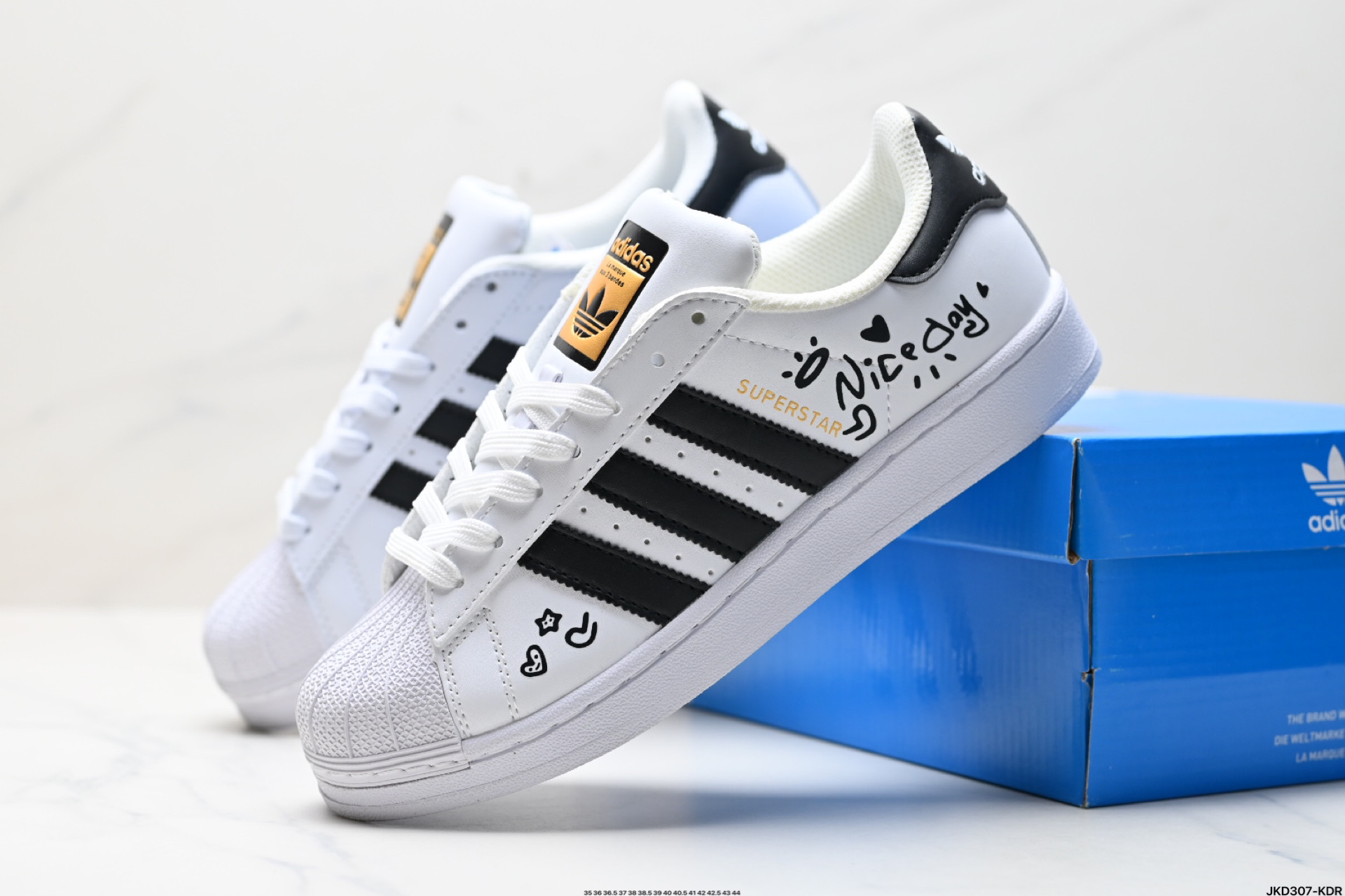 170 阿迪达斯Adidas三叶草 Originals Superstar贝壳头系列低帮经典百搭休闲运动板鞋  EF5398