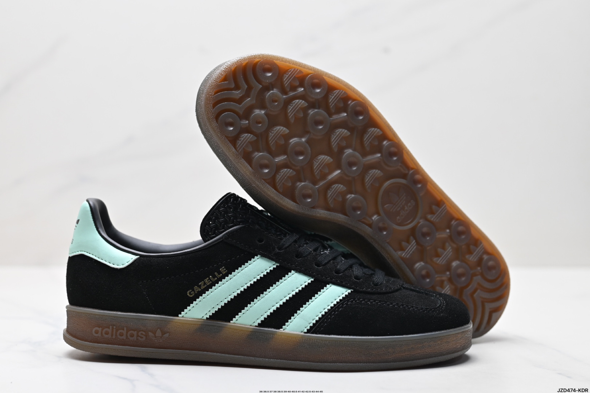 150 adidas Originals Gazelle Indoor 三叶草休闲防滑耐磨低帮板鞋  JQ0174
