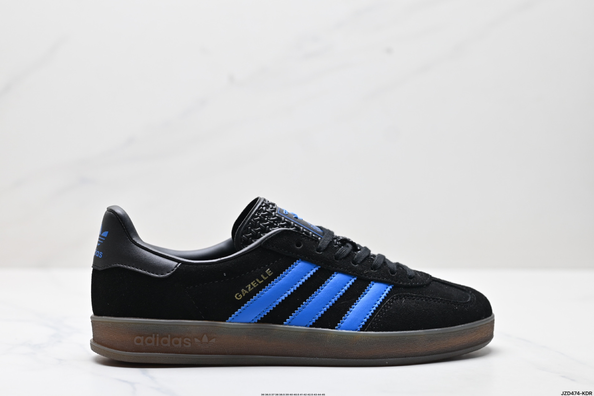 150 adidas Originals Gazelle Indoor 三叶草休闲防滑耐磨低帮板鞋  JQ0174