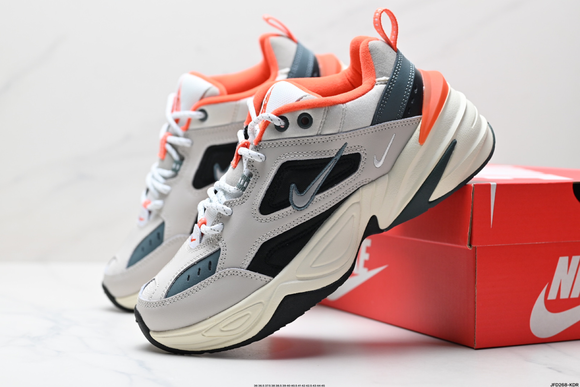 180 耐克Nike Air Monarch M2K 经典复古老爹鞋 夸张流线极符 BV7075-001