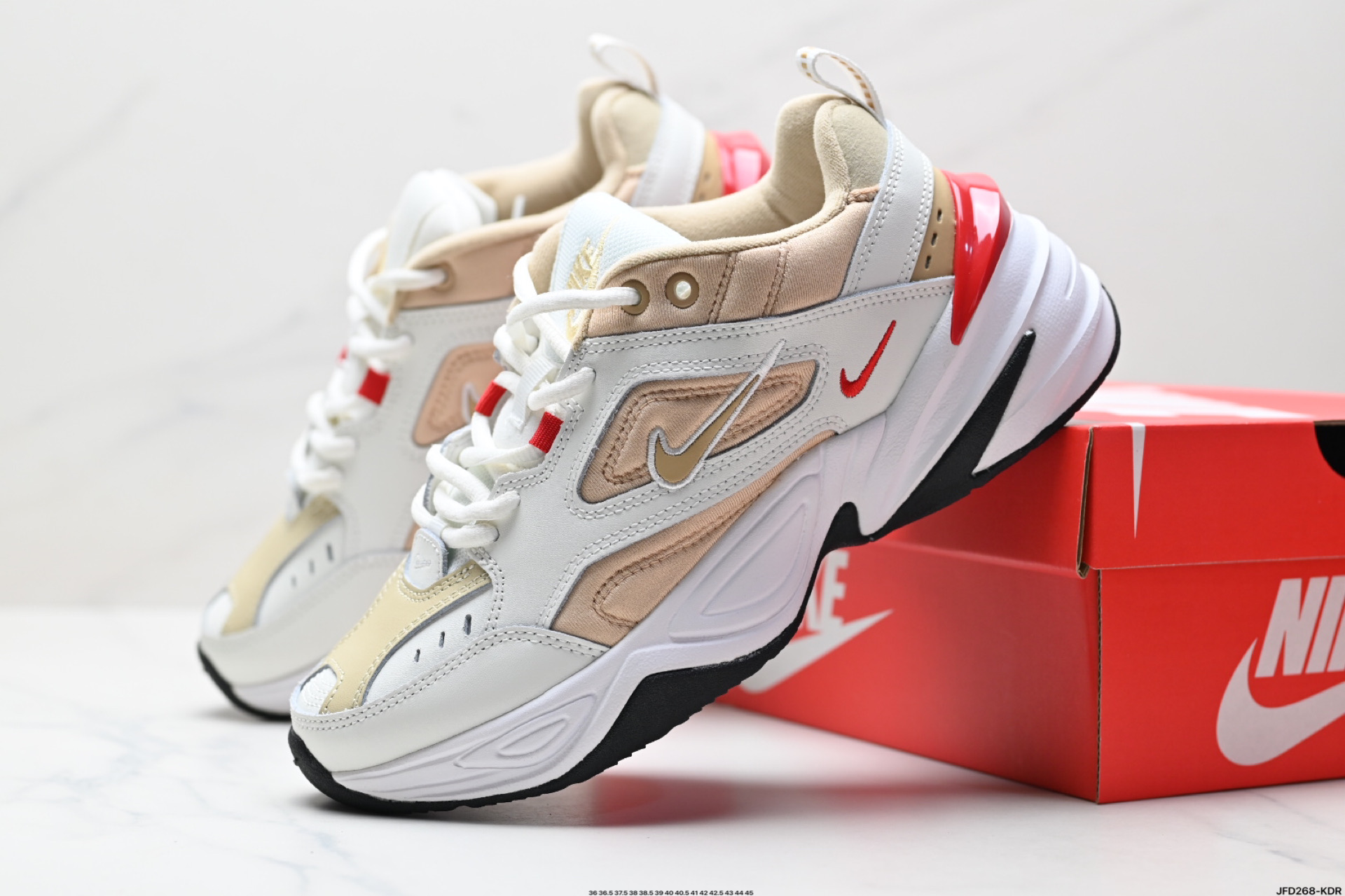 180 耐克Nike Air Monarch M2K 经典复古老爹鞋 夸张流线极符 BV7075-001