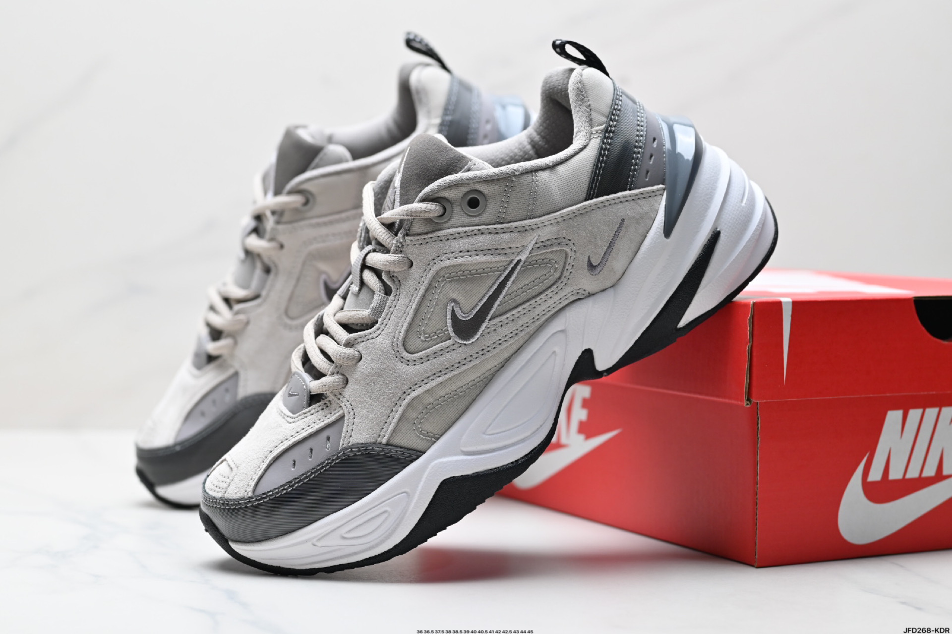 180 耐克Nike Air Monarch M2K 经典复古老爹鞋 夸张流线极符 BV7075-001
