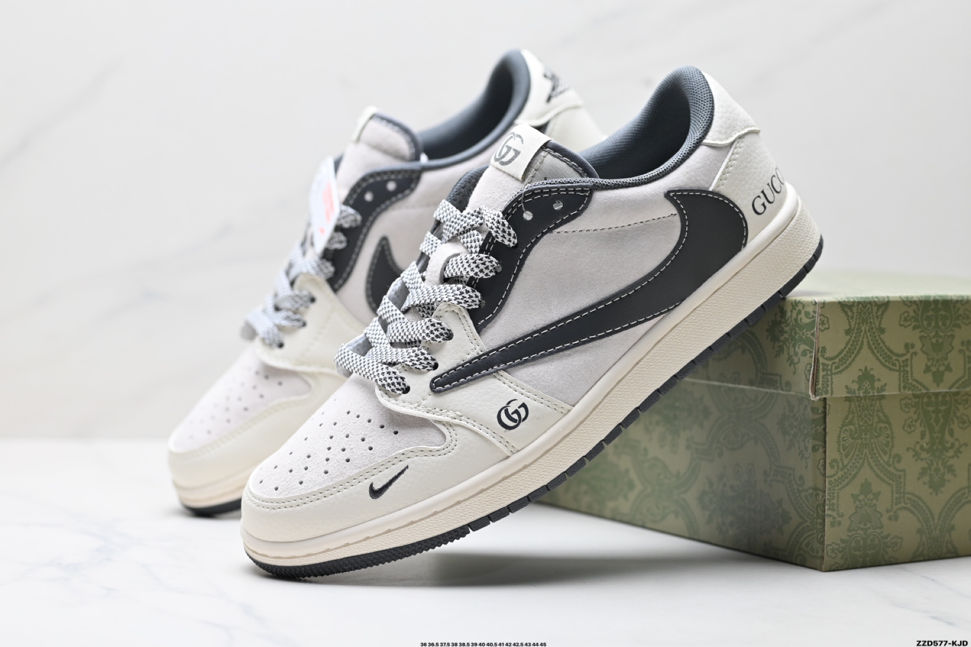 260 AJ1倒勾Travis Scott x Air Jordan 1 ” Reverse Mocha “ AJ1乔1 TS 闪电 联名倒钩 低帮文化篮球鞋 XS3086-012