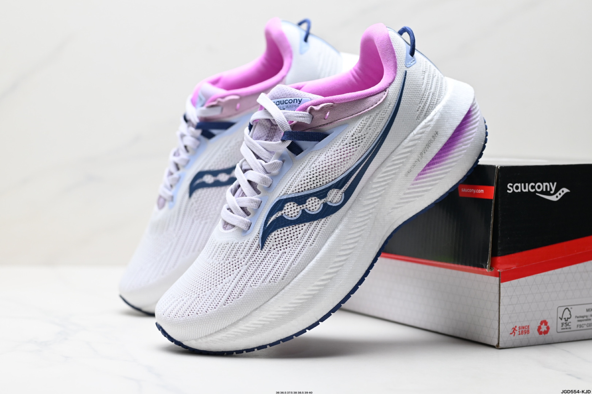 190 Saucony TRIUMPH 21 索康尼胜利 旗舰级缓震 慢跑减震透气 低帮训练跑步鞋  S20881-136