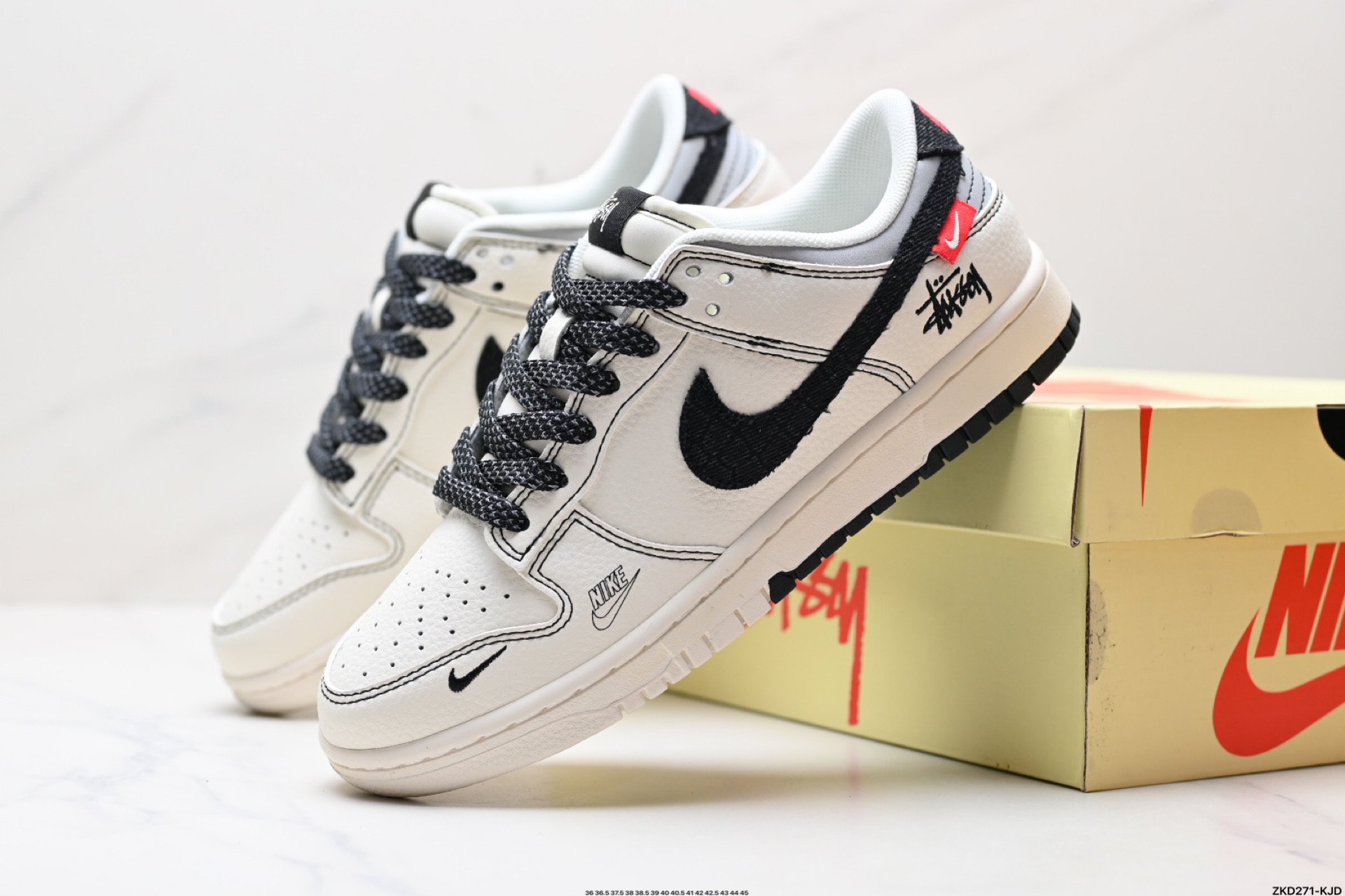 280 NK Dunk Low Retro “DIY高端定制” 低帮休闲运动板鞋   ZH2598-266