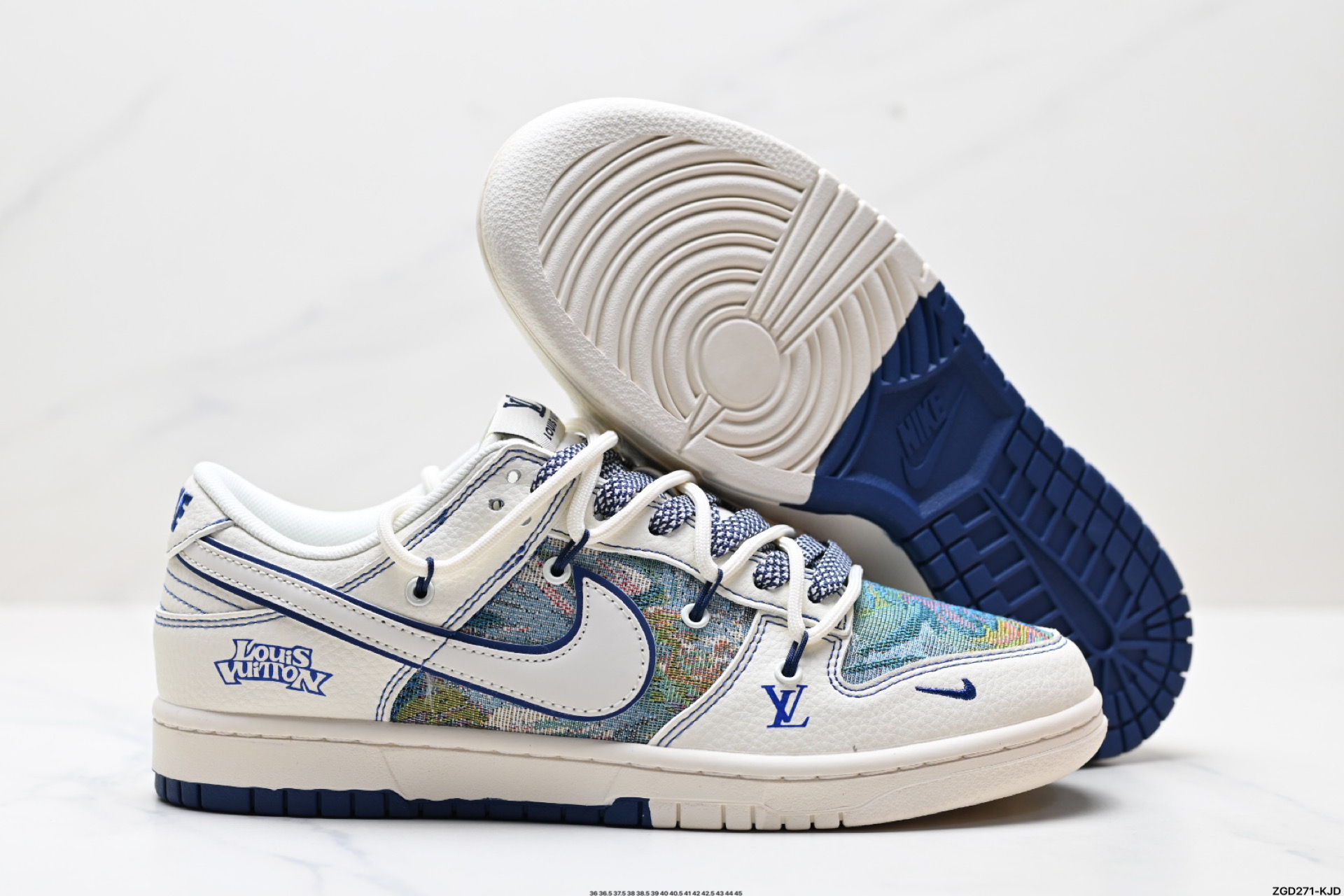 300 NK Dunk Low Retro “DIY高端定制” 低帮休闲运动板鞋  DM6868-077