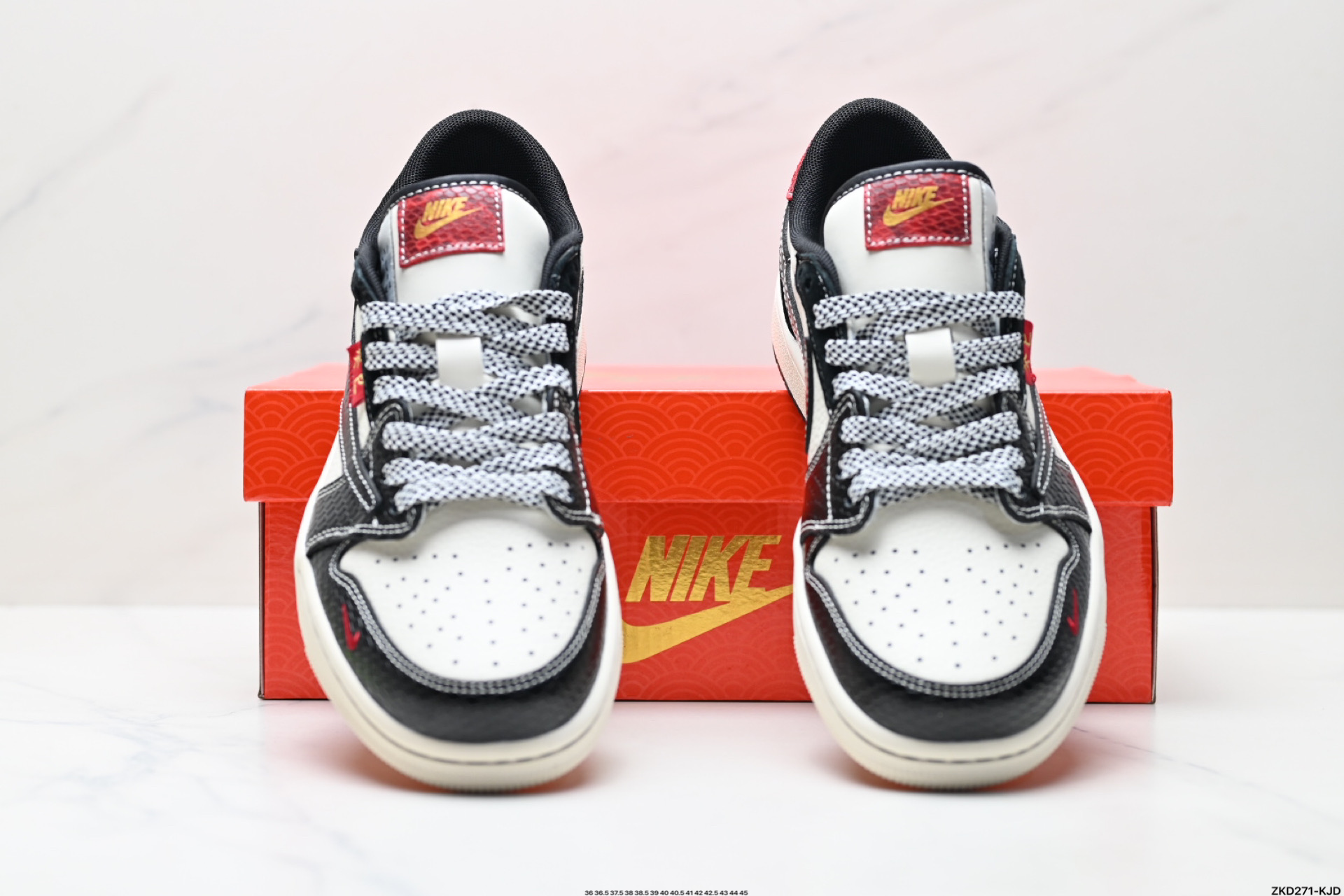 280 AJ1倒勾Travis Scott x Air Jordan 1 ” Reverse Mocha “ AJ1乔1 TS 闪电 联名倒钩 低帮文化篮球鞋  YX5066-306