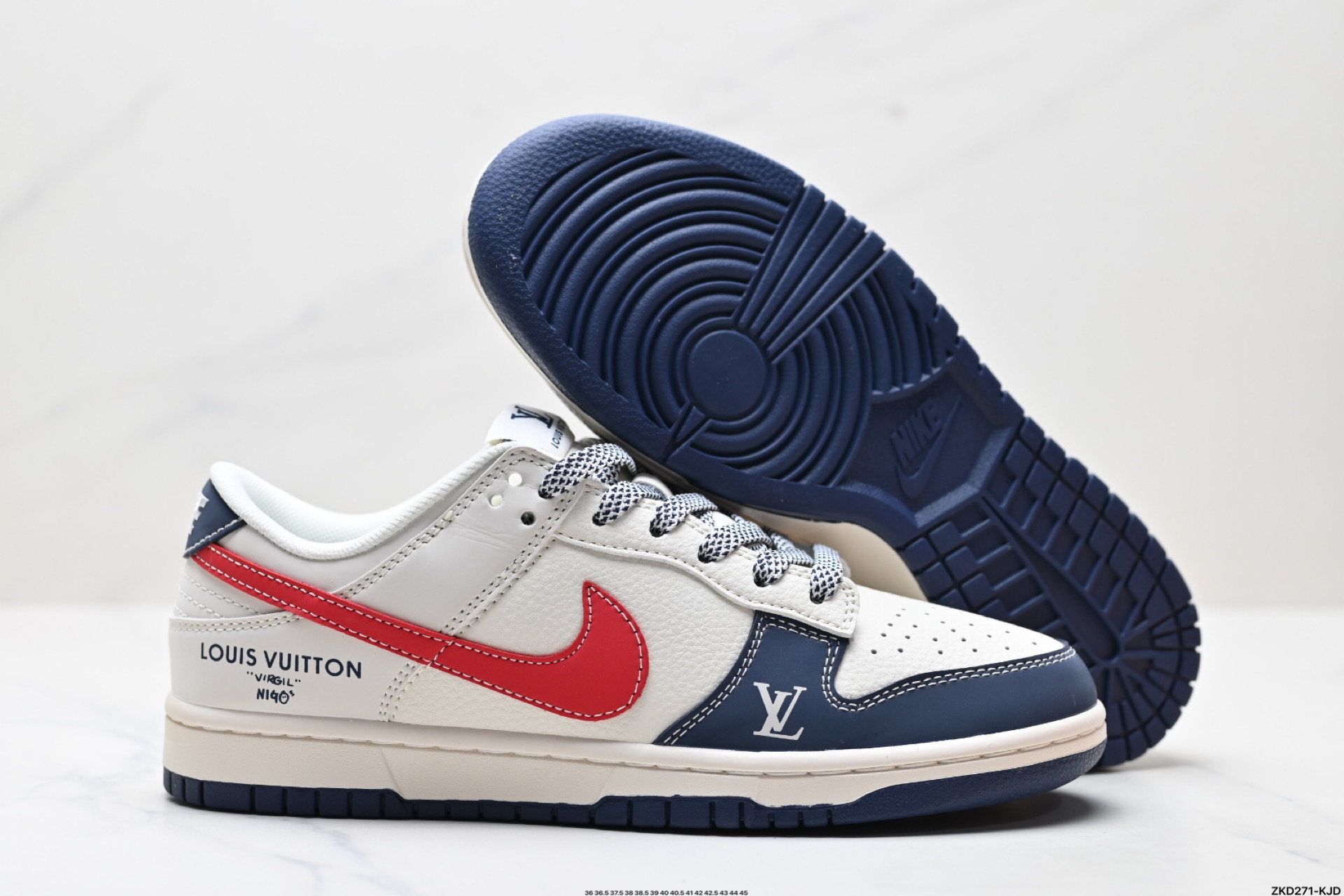 280 NK Dunk Low Retro “DIY高端定制” 低帮休闲运动板鞋   JJ2508-563