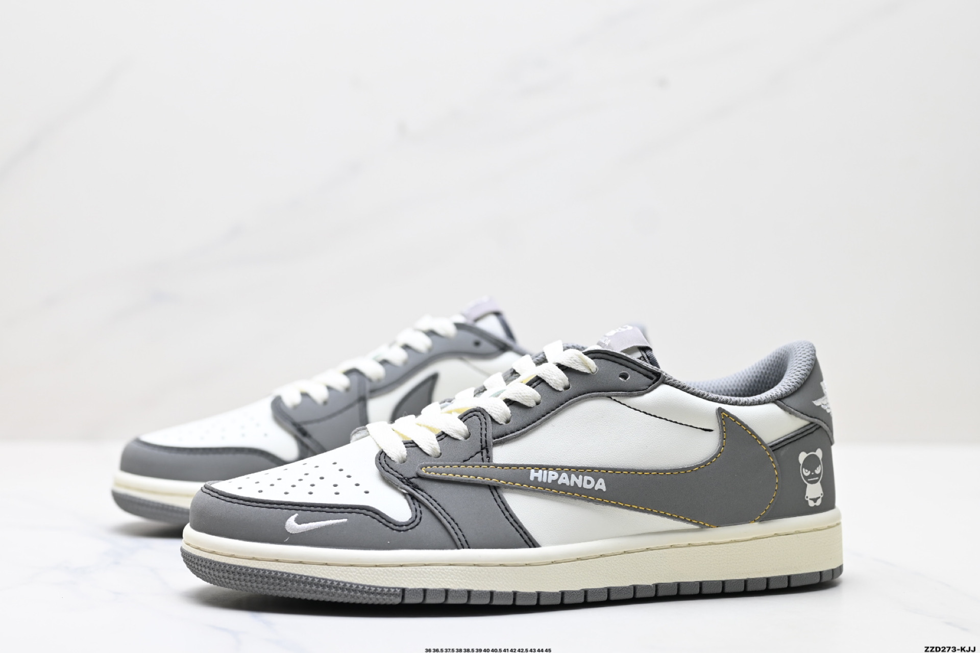 260 AJ1倒勾Travis Scott x Air Jordan 1 ” Reverse Mocha “ AJ1乔1 TS 闪电 联名倒钩 低帮文化篮球鞋  XD1568-106