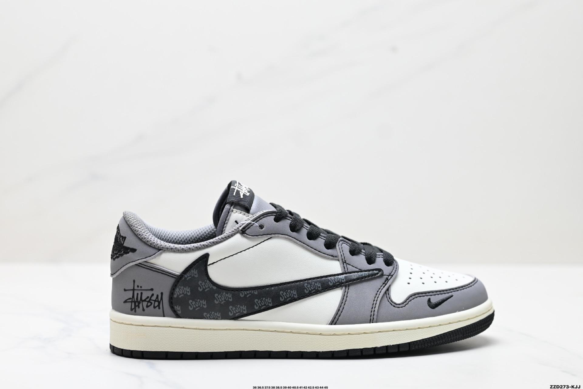260 AJ1倒勾Travis Scott x Air Jordan 1 ” Reverse Mocha “ AJ1乔1 TS 闪电 联名倒钩 低帮文化篮球鞋 XD1568-109