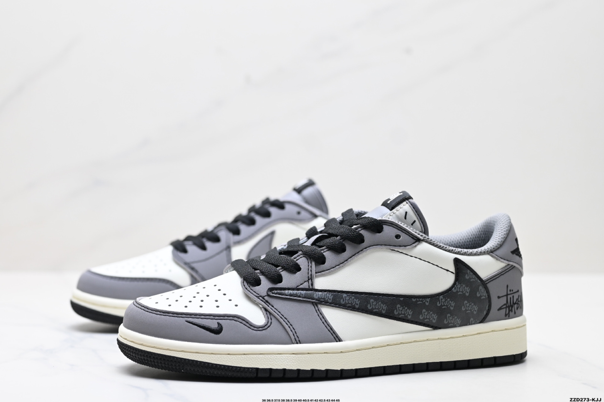 260 AJ1倒勾Travis Scott x Air Jordan 1 ” Reverse Mocha “ AJ1乔1 TS 闪电 联名倒钩 低帮文化篮球鞋 XD1568-109