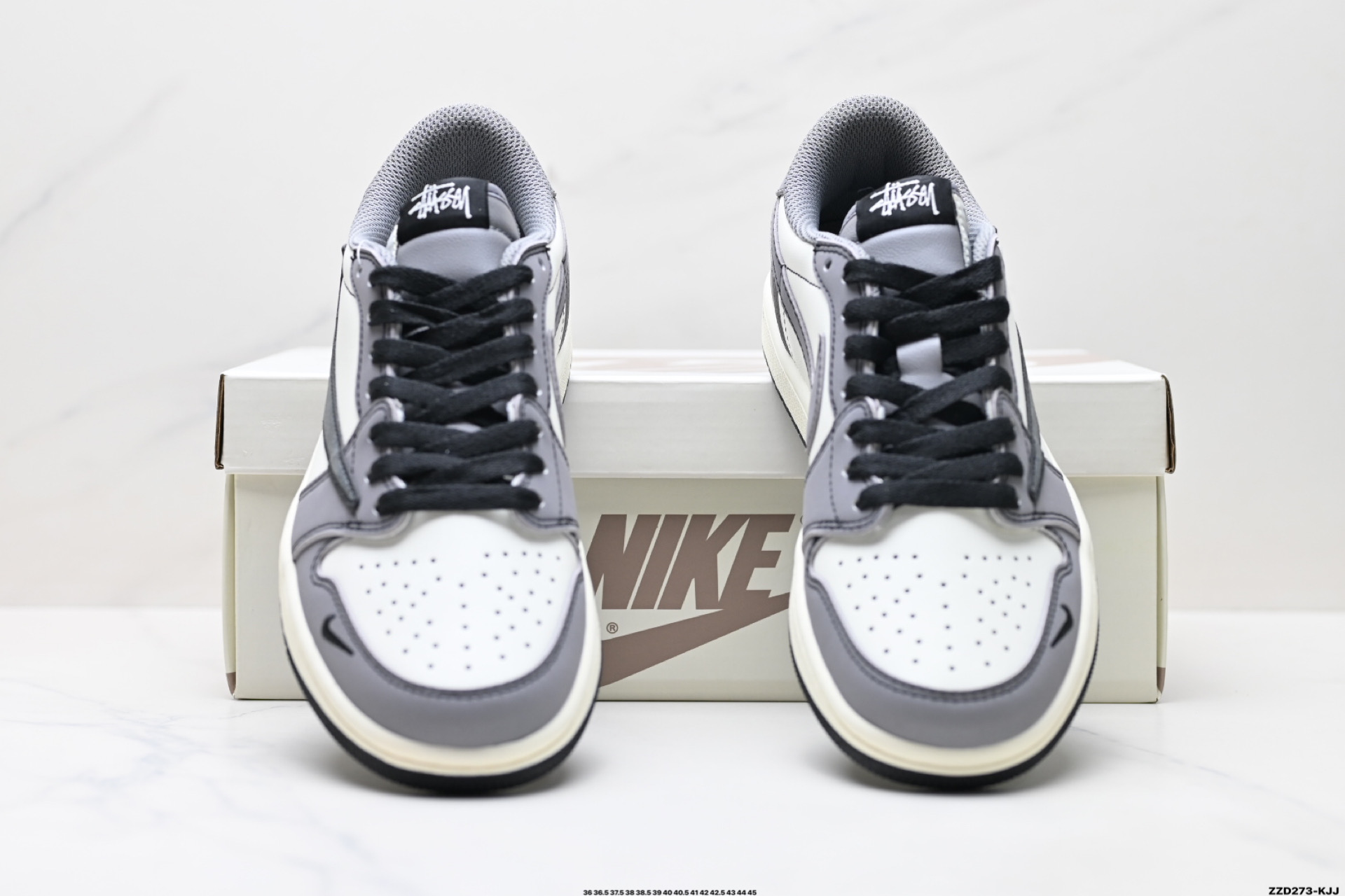 260 AJ1倒勾Travis Scott x Air Jordan 1 ” Reverse Mocha “ AJ1乔1 TS 闪电 联名倒钩 低帮文化篮球鞋 XD1568-109