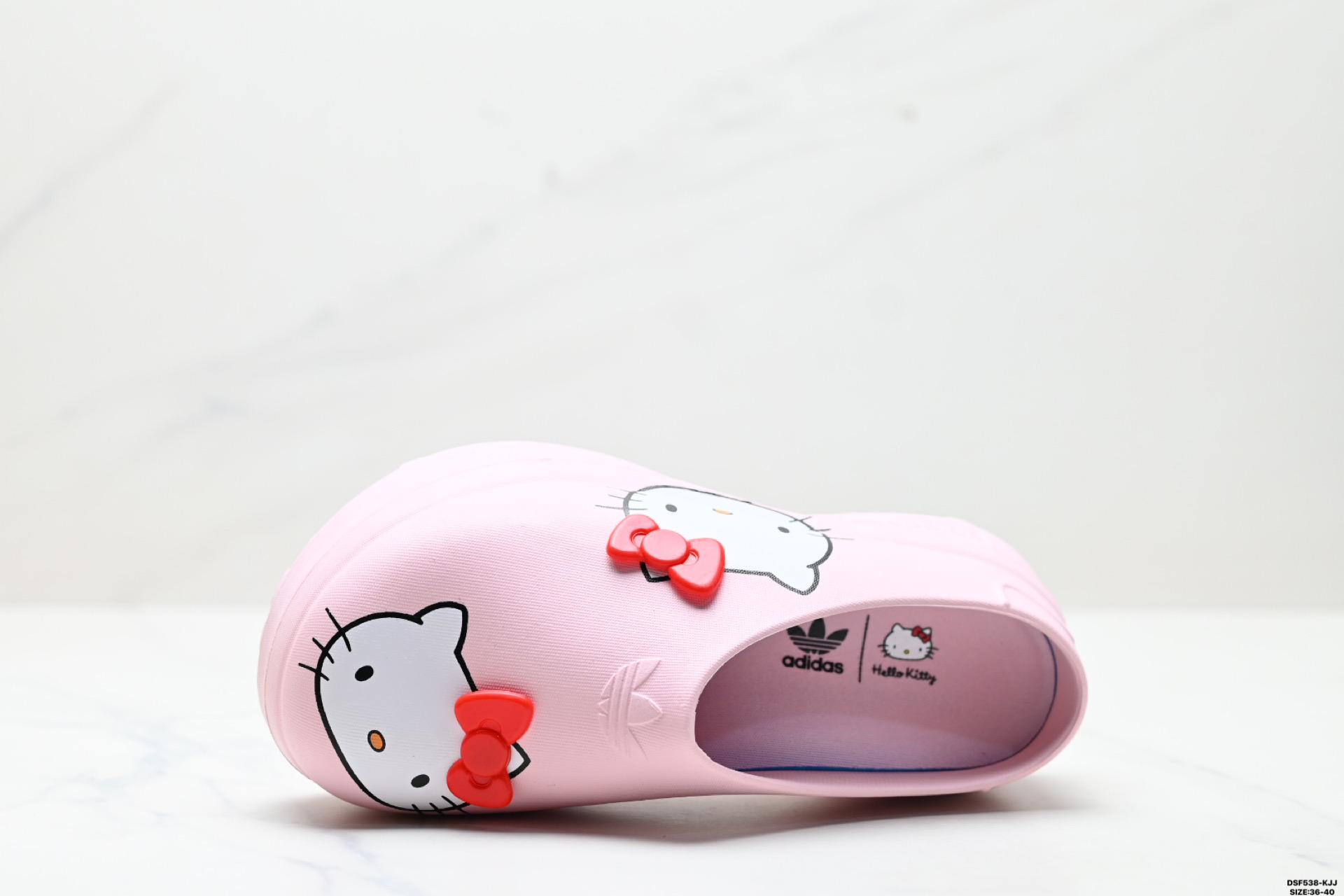 105 Adidas originals AdiFOM Stan Smith Mule W 厚底穆勒厨师鞋 Hello Kitty 凯蒂猫包头拖鞋