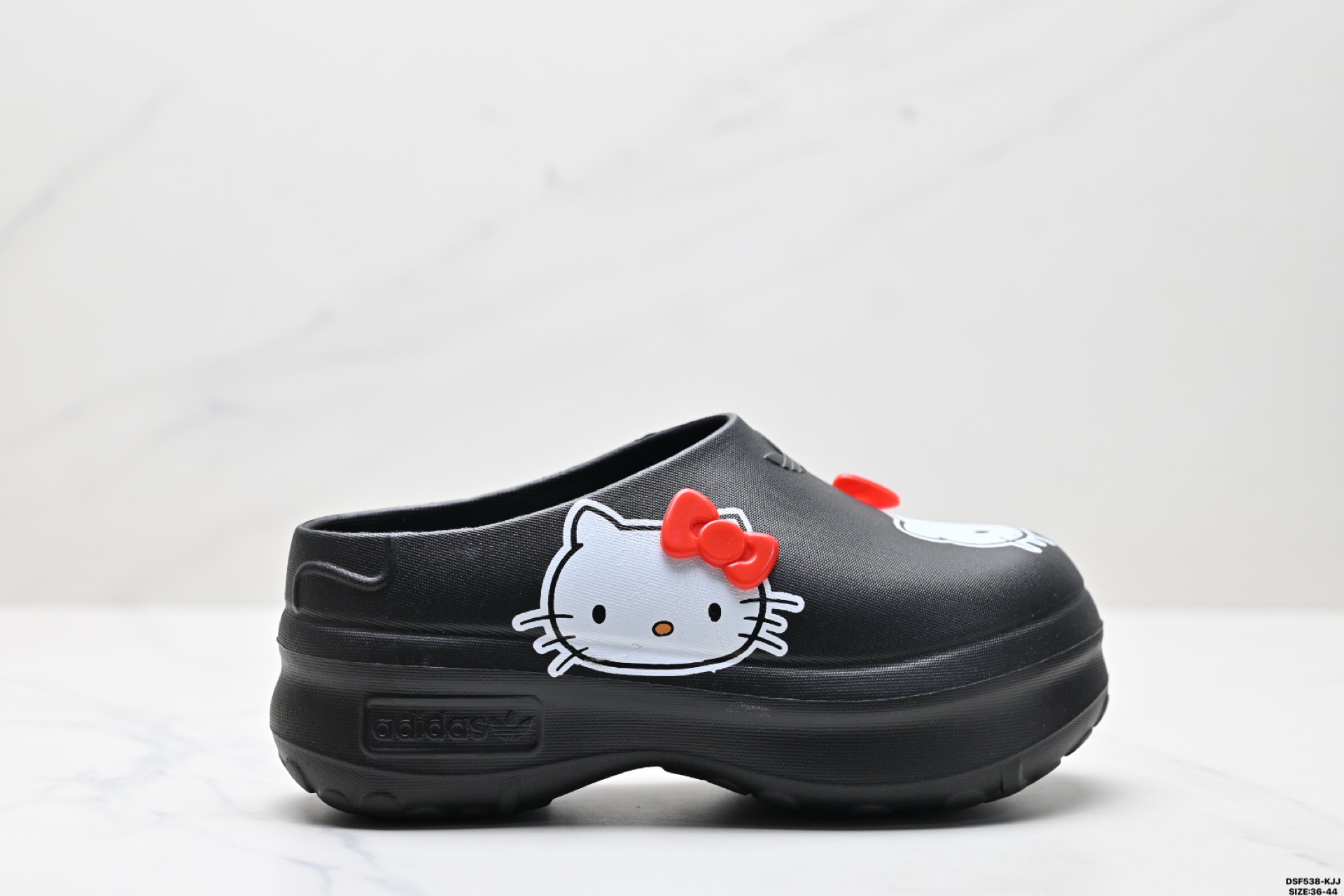 105 Adidas originals AdiFOM Stan Smith Mule W 厚底穆勒厨师鞋 Hello Kitty 凯蒂猫包头拖鞋